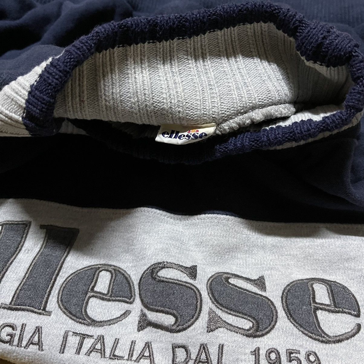 Ellesse Vintage 90s ellesse sweatshirt spellout Size US L / EU 52-54 / 3 - 3 Thumbnail