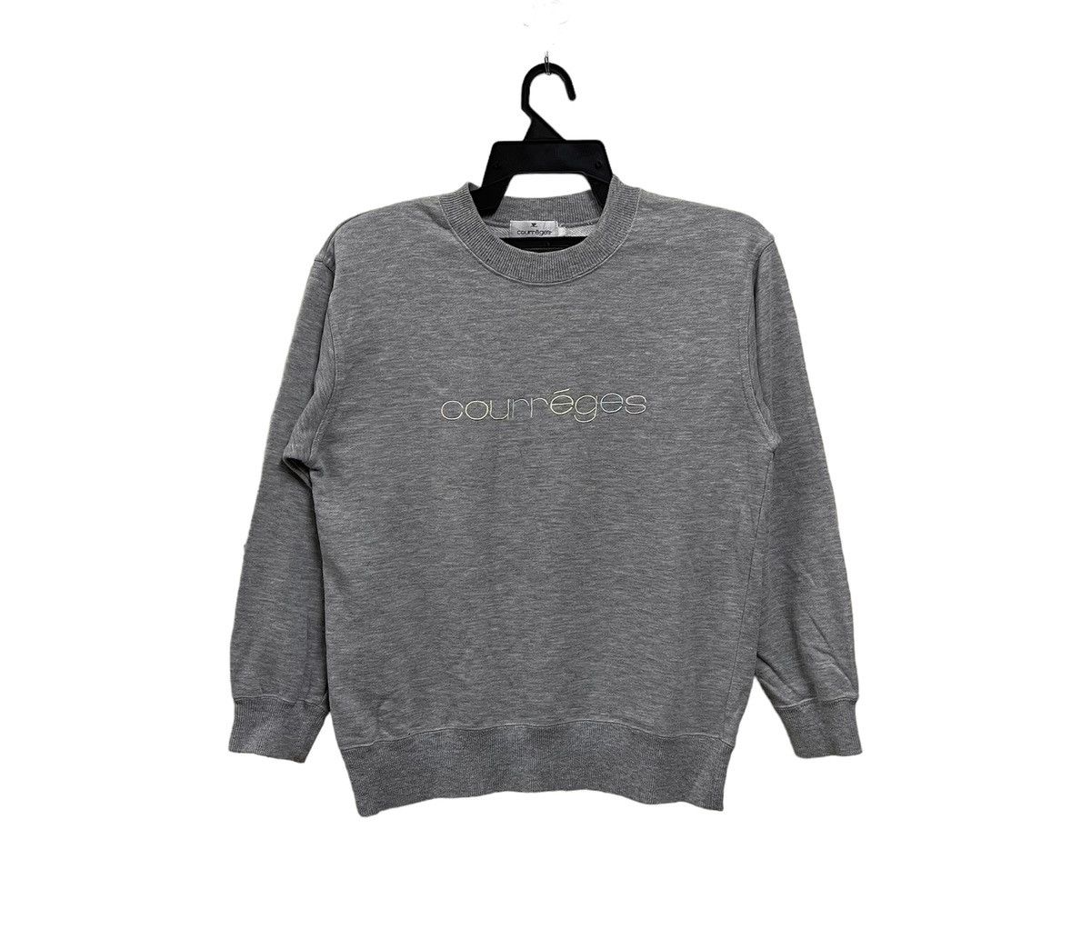Courreges sweatshirt spellout pullover