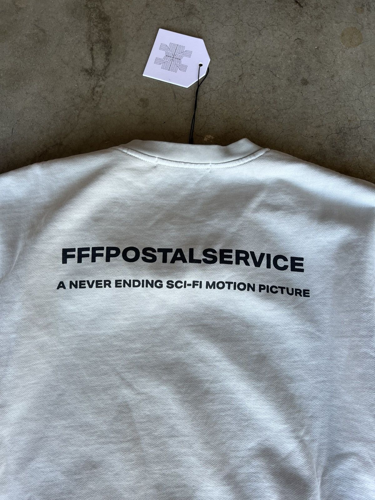 FFFPOSTALSERVICE FFFPOSTALSERVICE Sci-Fi Motion Picture Round Hem Crewneck Size US XL / EU 56 / 4 - 8 Thumbnail
