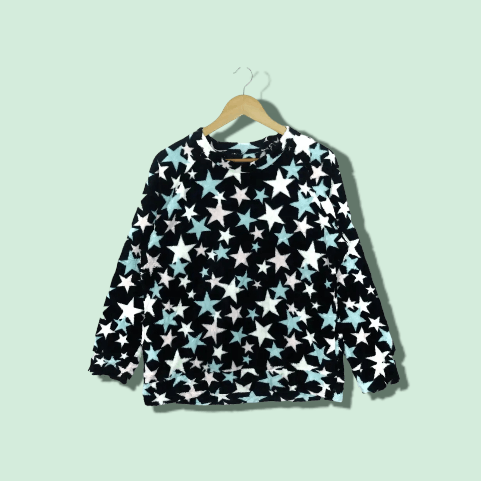 Japanese Brand × Vintage JAPAN Star Kiss Monogram Fendi Fleece Jumper Sweatshirt Size US M / EU 48-50 / 2 - 1 Thumbnail