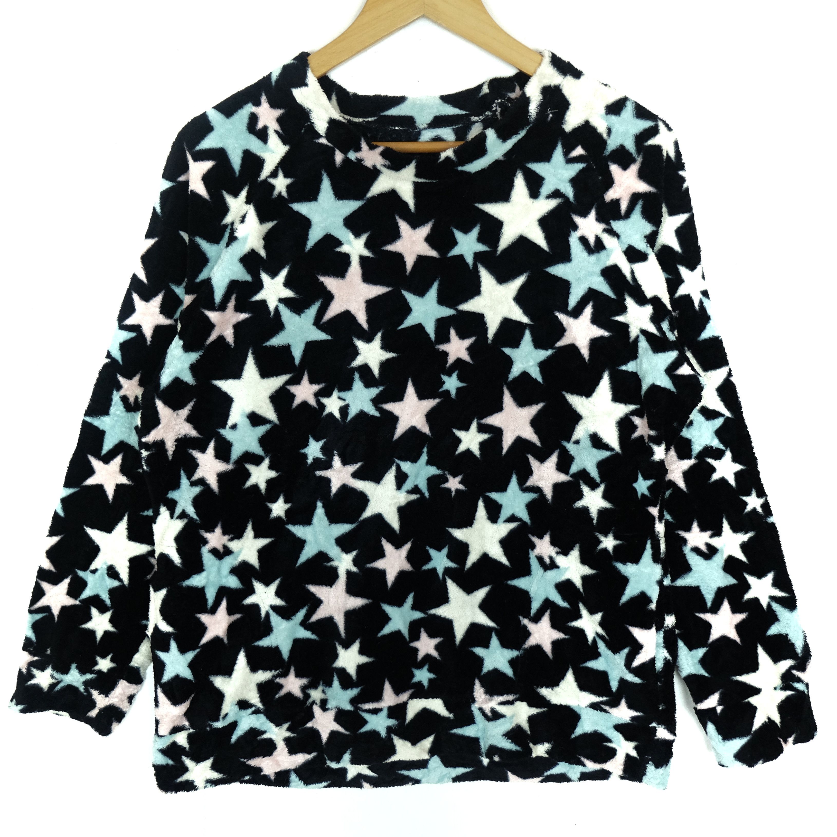 Japanese Brand × Vintage JAPAN Star Kiss Monogram Fendi Fleece Jumper Sweatshirt Size US M / EU 48-50 / 2 - 2 Thumbnail