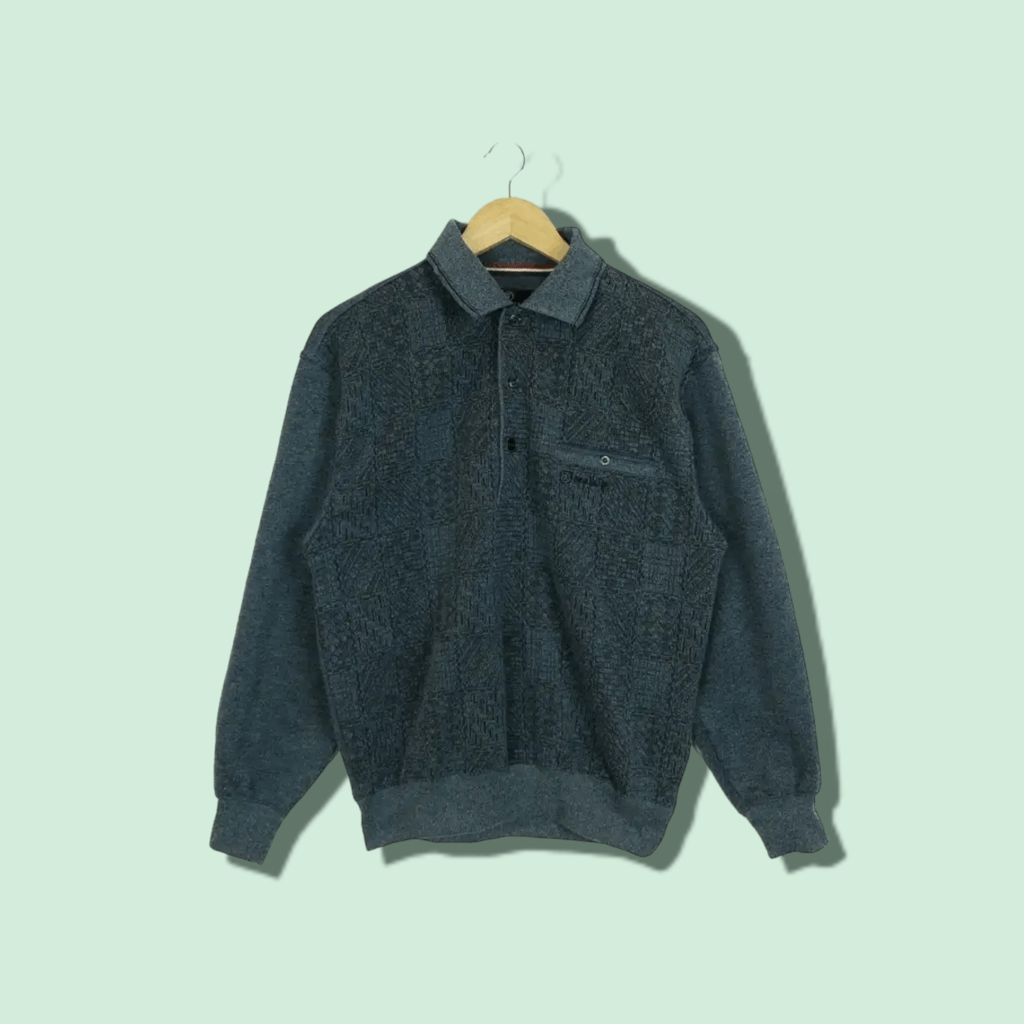 Japanese Brand × Vintage Vintage 2000's ZEALZI Sportswear Retro Classic Sweatshirts Size US M / EU 48-50 / 2 - 1 Thumbnail