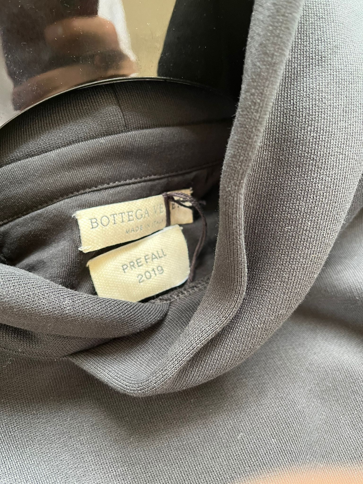 Bottega Veneta Classic Cotton Hoodie in Black Size US S / EU 44-46 / 1 - 6 Thumbnail