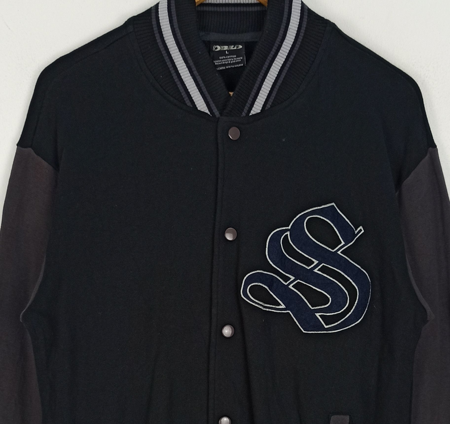 Japanese Brand Rare🔥 Varsity Sweatshirt OBLD Big Logo Spell Out Size US L / EU 52-54 / 3 - 2 Thumbnail
