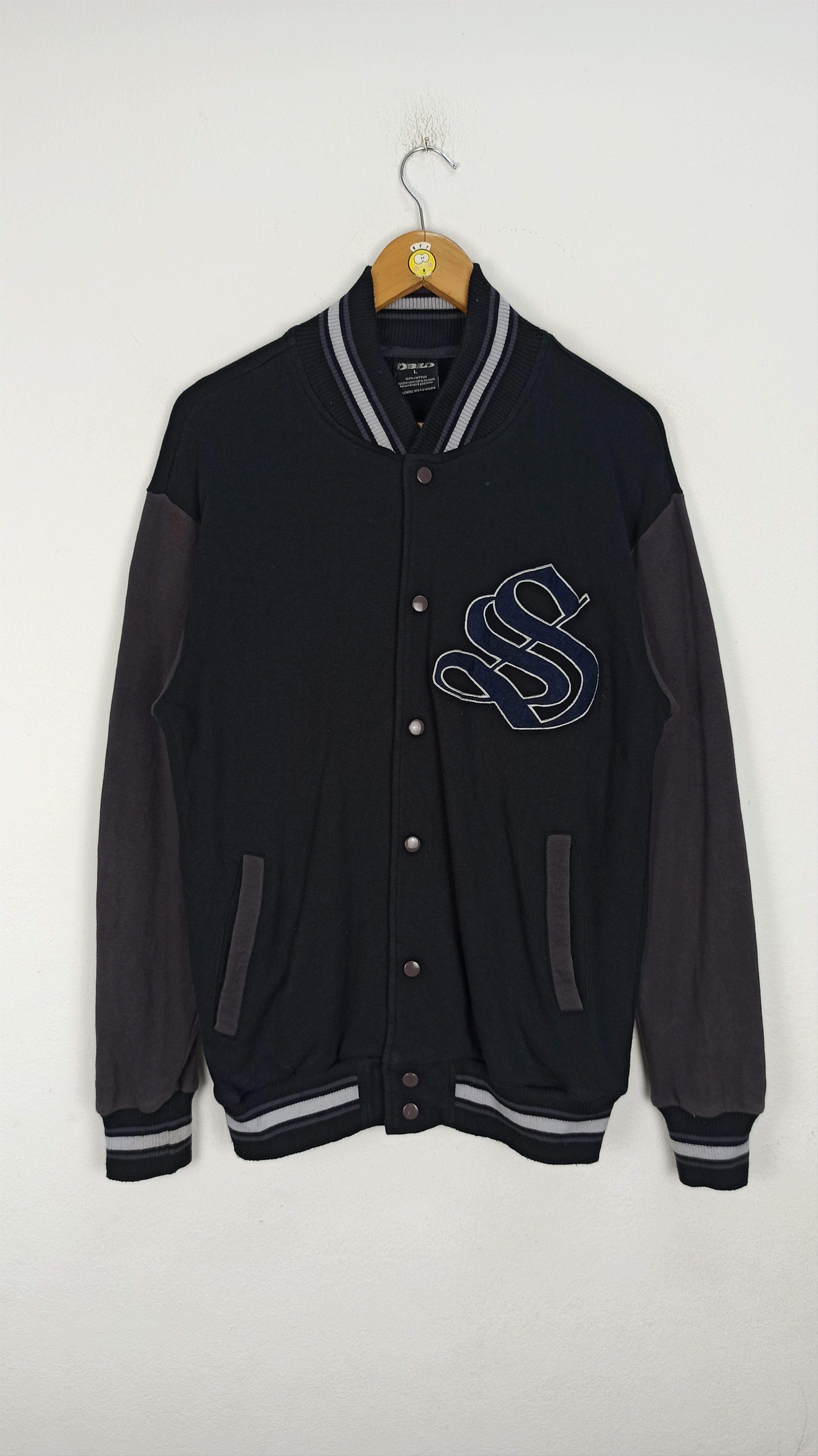 Japanese Brand Rare🔥 Varsity Sweatshirt OBLD Big Logo Spell Out Size US L / EU 52-54 / 3 - 1 Thumbnail