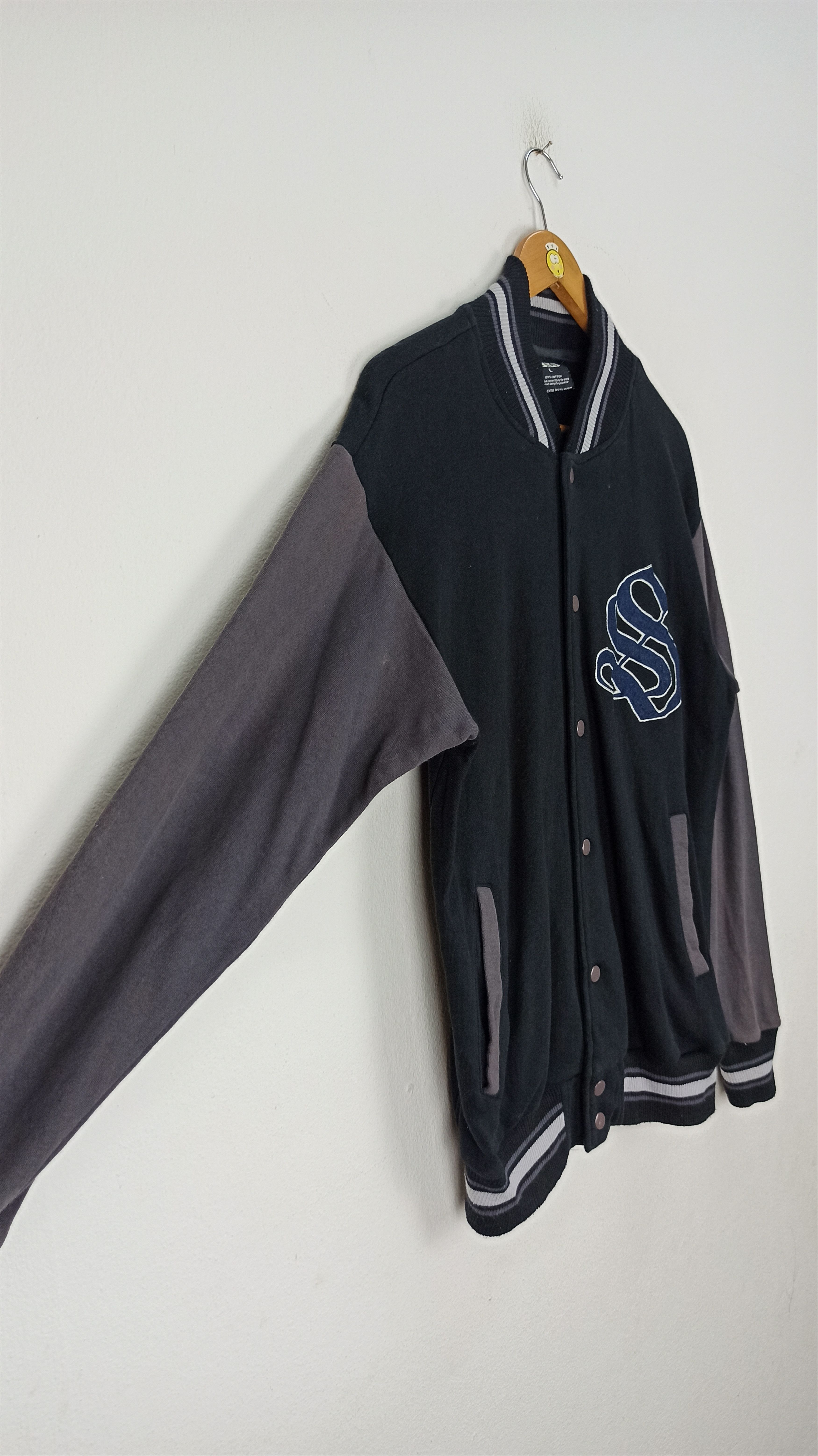 Japanese Brand Rare🔥 Varsity Sweatshirt OBLD Big Logo Spell Out Size US L / EU 52-54 / 3 - 4 Thumbnail
