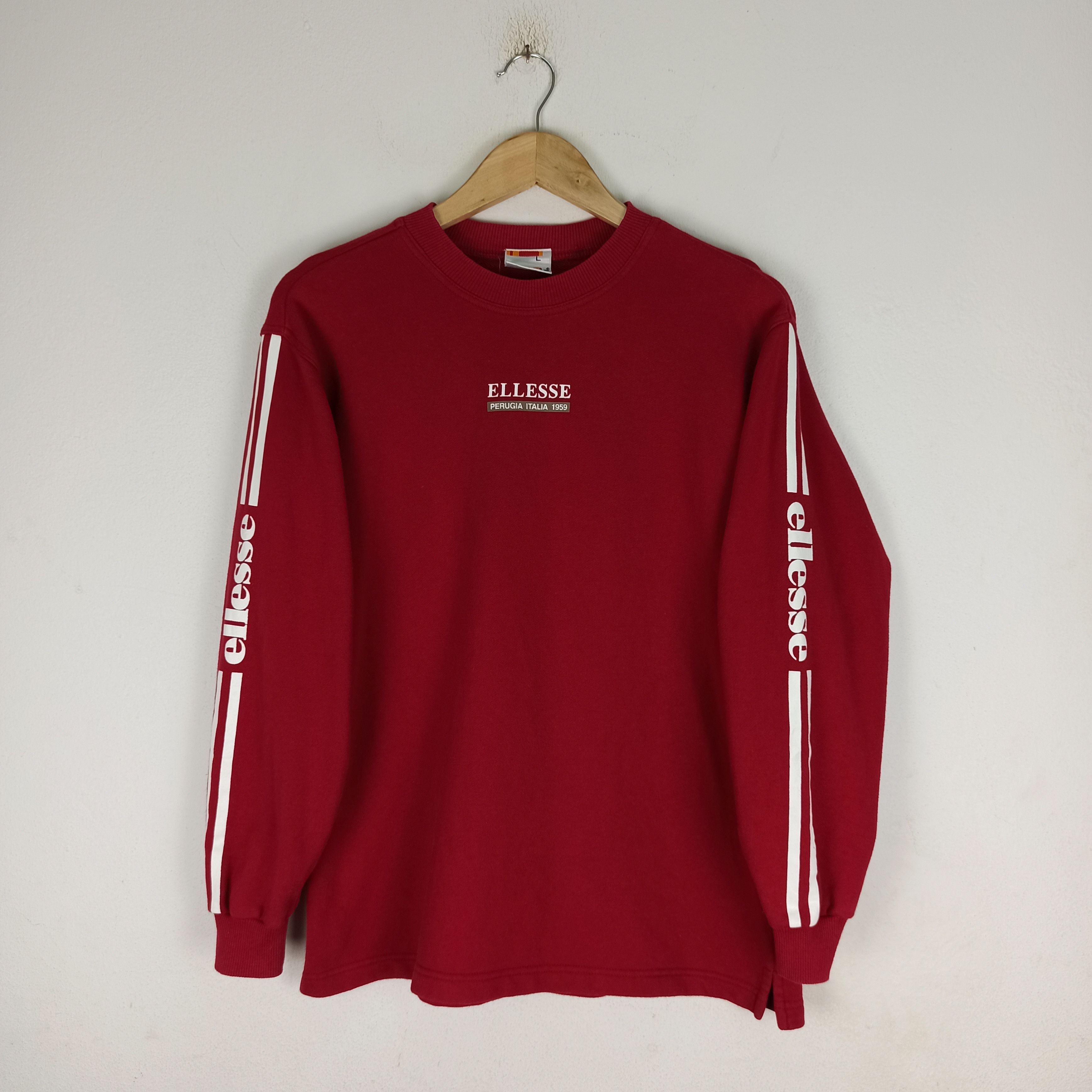 Ellesse RARE ELLESSE LOGO CENTER SWEATER Size US L / EU 52-54 / 3 - 1 Thumbnail