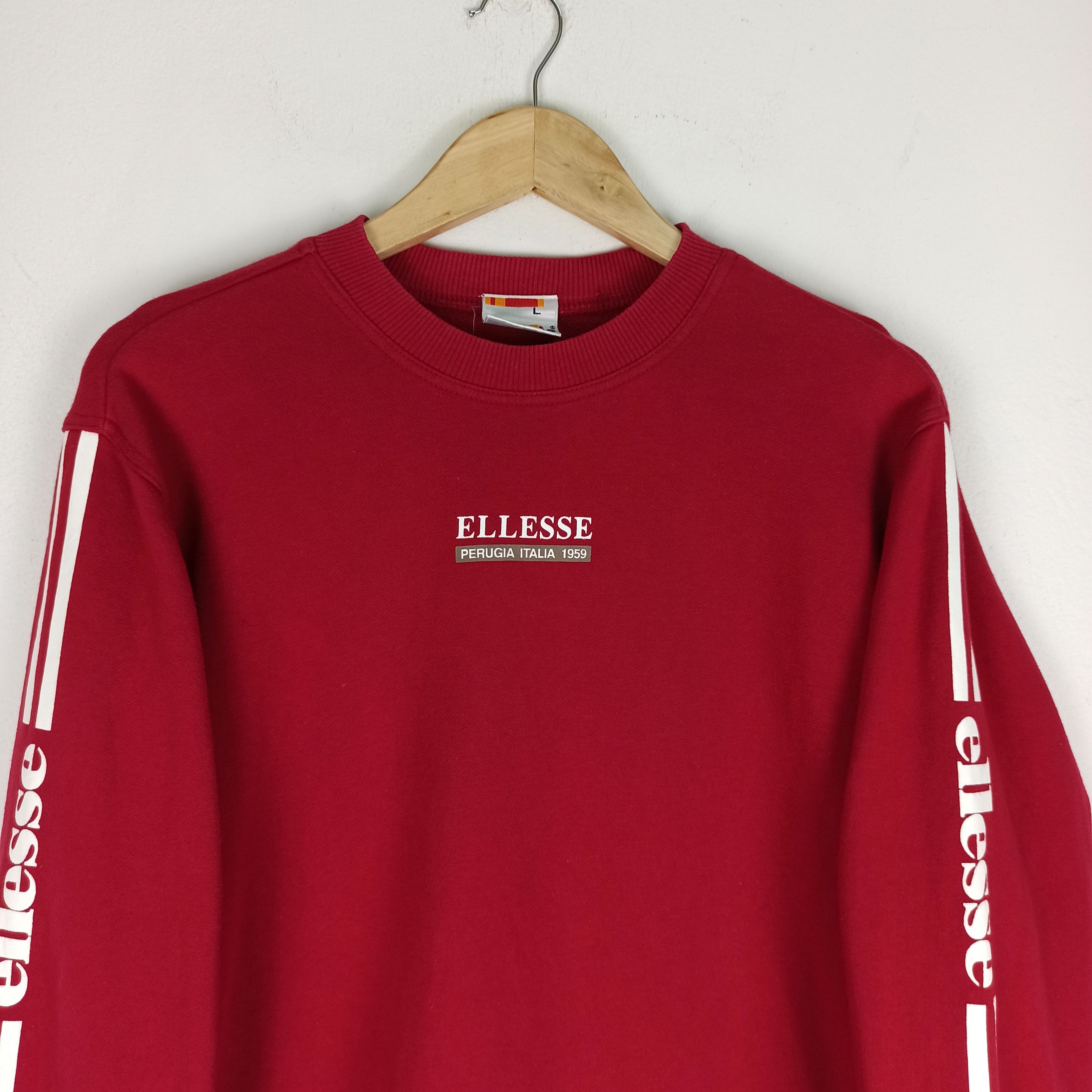 Ellesse RARE ELLESSE LOGO CENTER SWEATER Size US L / EU 52-54 / 3 - 3 Thumbnail