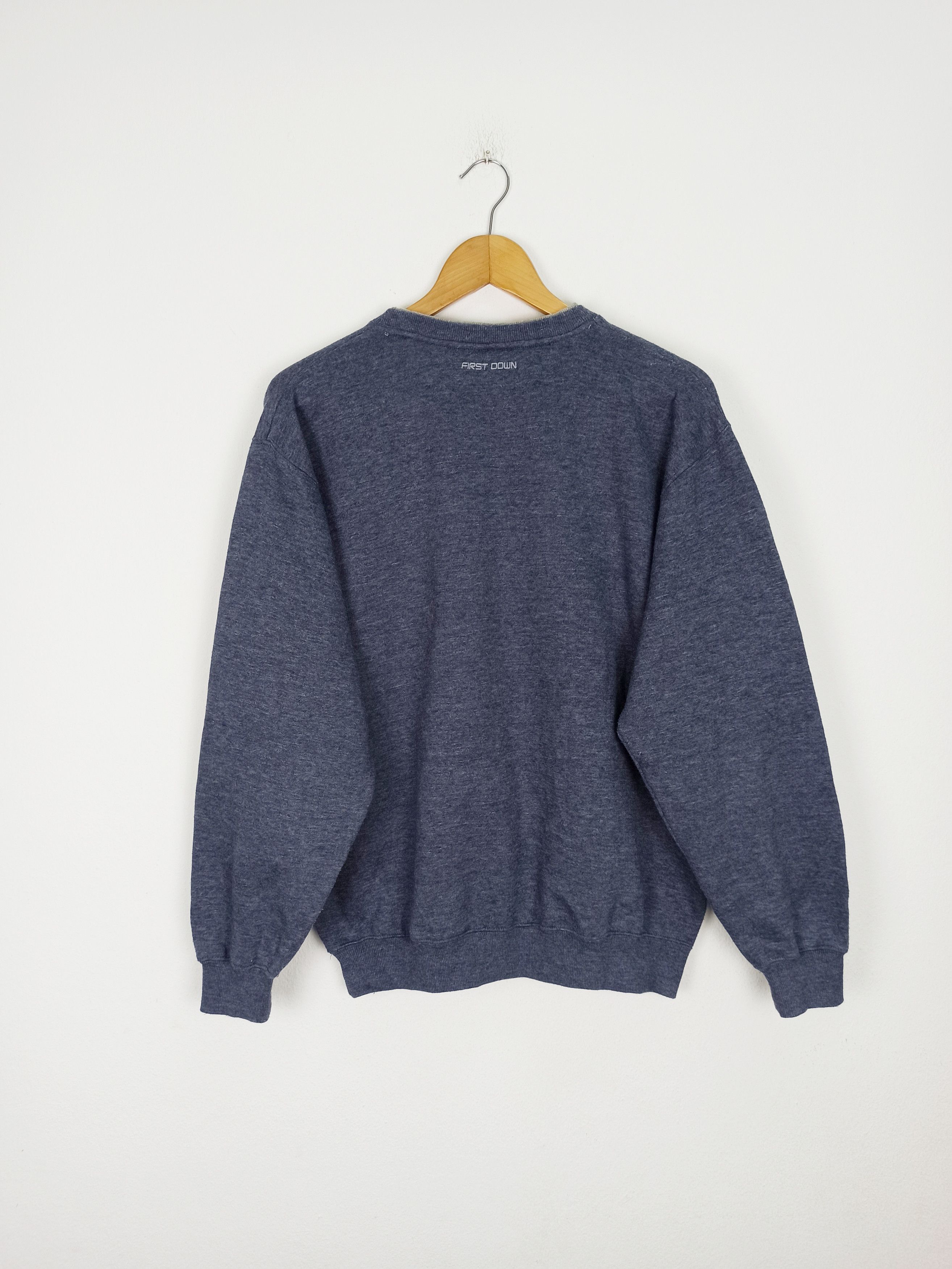 Japanese Brand Vintage First Down USA Sweatshirt Crewneck (c42) Size US L / EU 52-54 / 3 - 4 Thumbnail