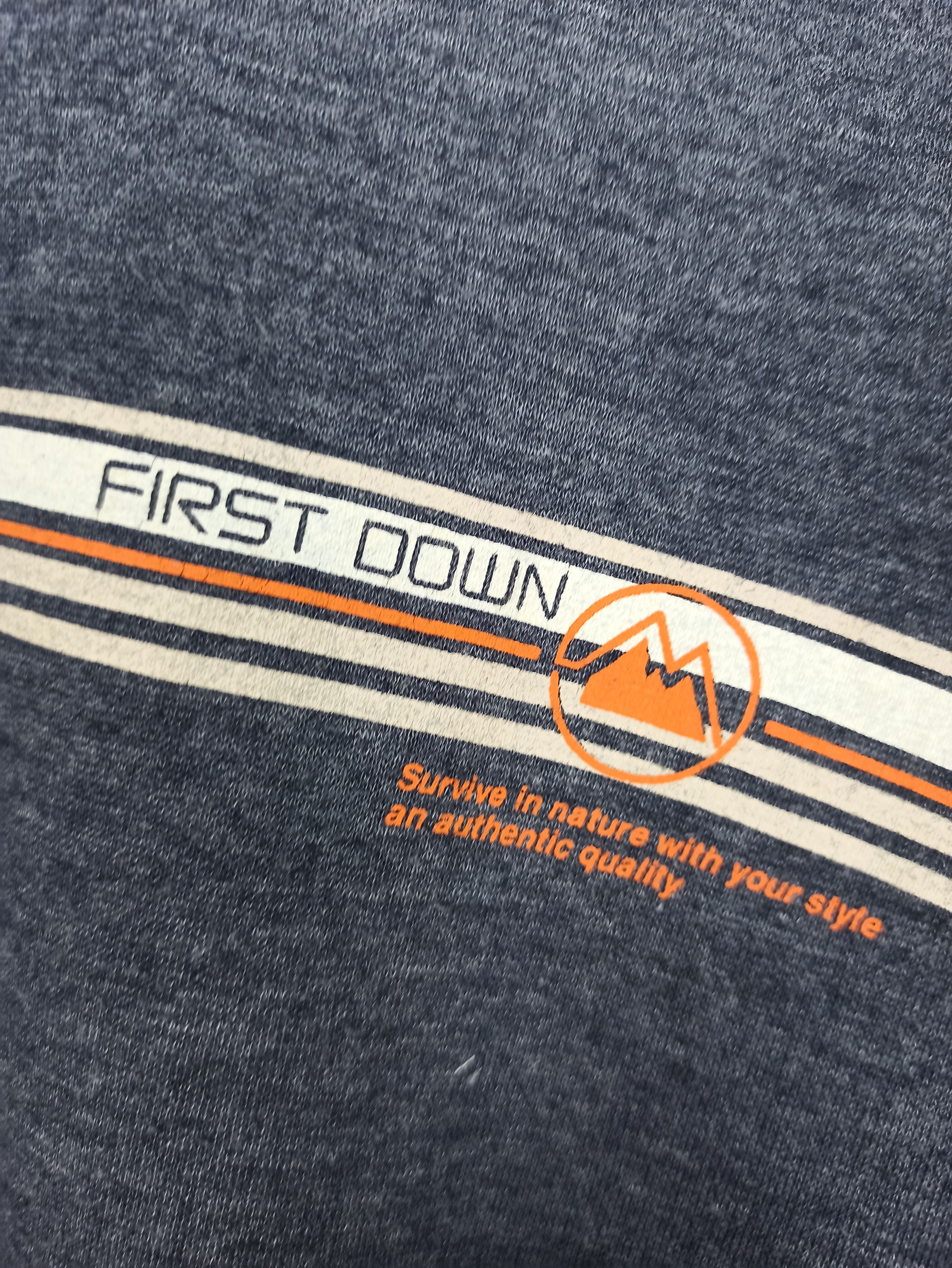 Japanese Brand Vintage First Down USA Sweatshirt Crewneck (c42) Size US L / EU 52-54 / 3 - 3 Thumbnail