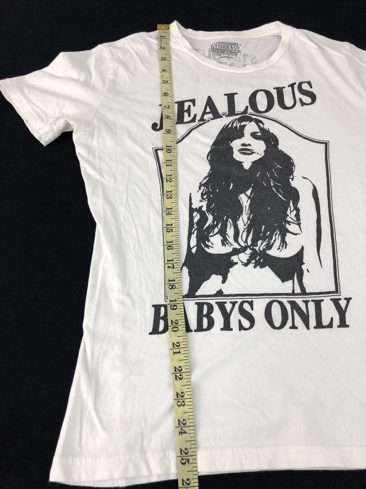 Japanese Brand Vintage Stooge & Co Jealous Babys Only Sexy Girl Logo Size M / US 6-8 / IT 42-44 - 9 Thumbnail