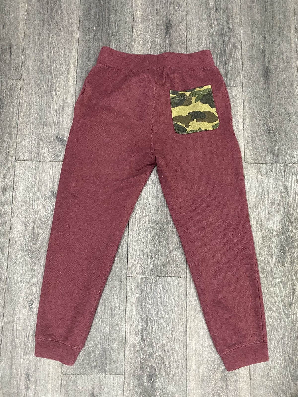 Bape Bape Maroon Shark Sweatpants Size M Size US 30 / EU 46 - 2 Thumbnail