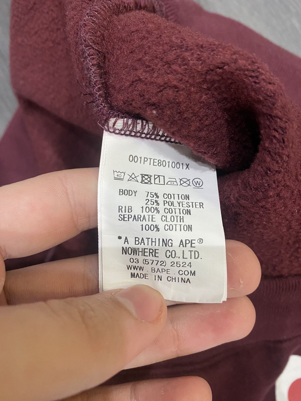 Bape Bape Maroon Shark Sweatpants Size M Size US 30 / EU 46 - 4 Thumbnail