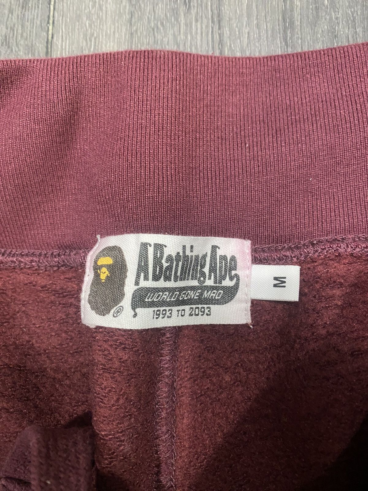 Bape Bape Maroon Shark Sweatpants Size M Size US 30 / EU 46 - 3 Thumbnail