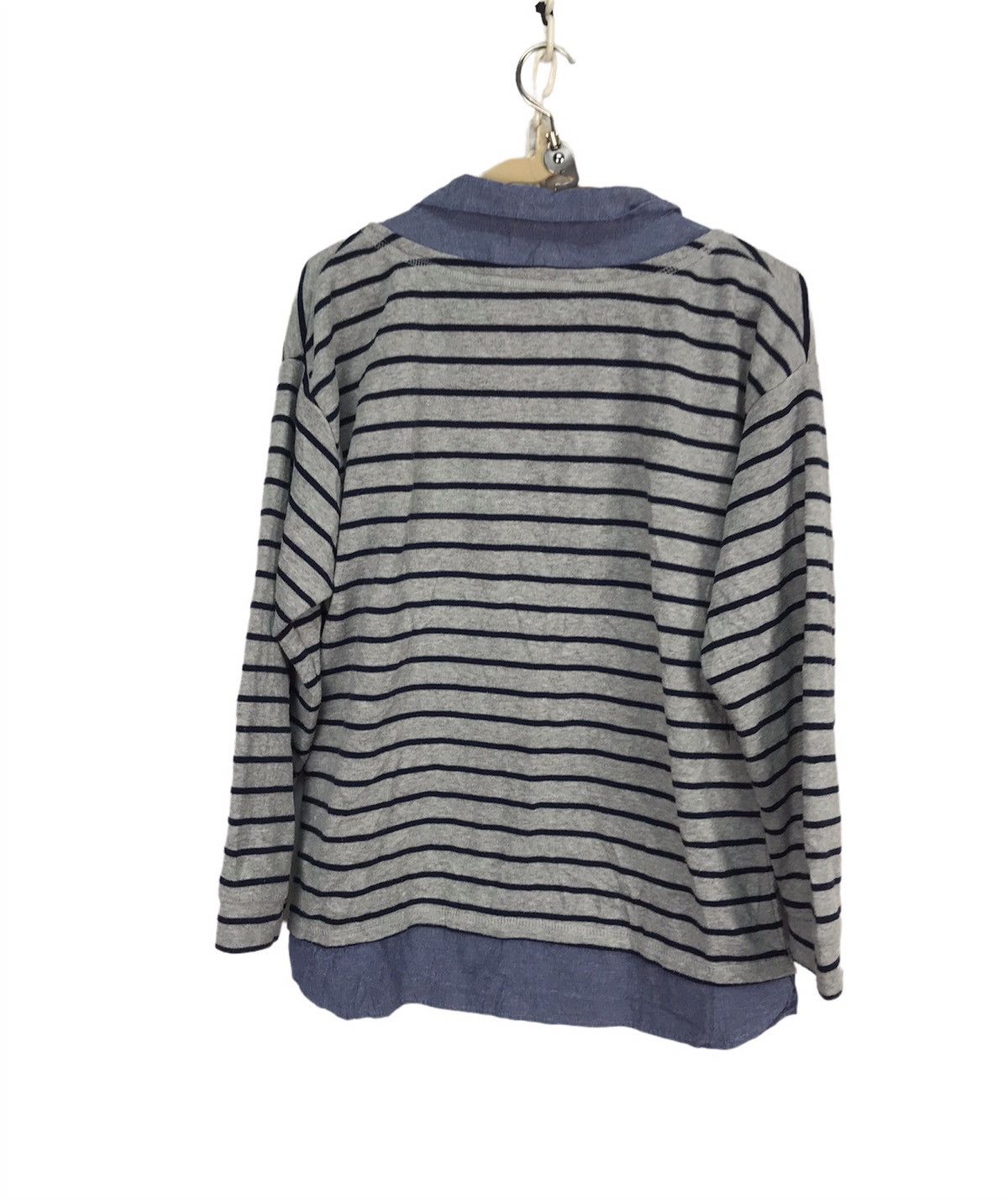 Japanese Brand Hello kitty stripe sweatshirt Size L / US 10 / IT 46 - 2 Thumbnail