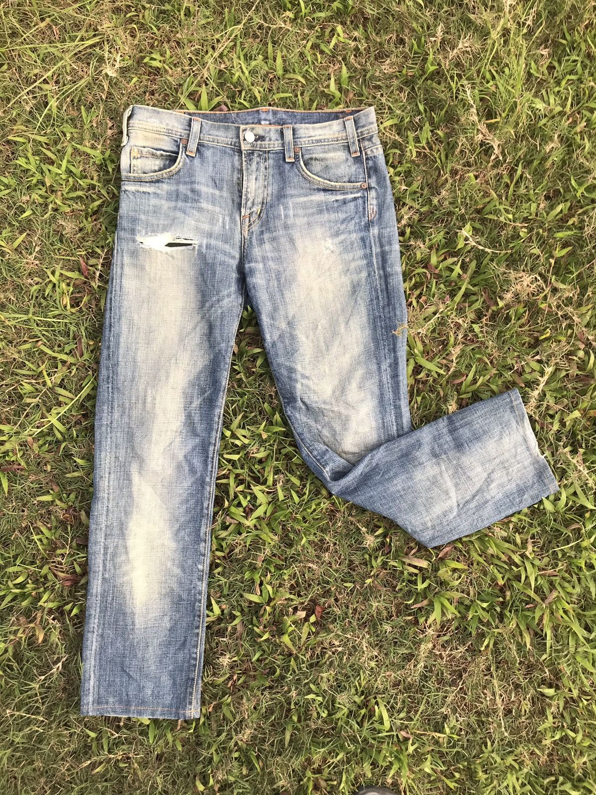 image of Citizens Of Humanity x Distressed Denim Cityzens Of Humanity By Jerome Duhan Distressed Denim Jeans