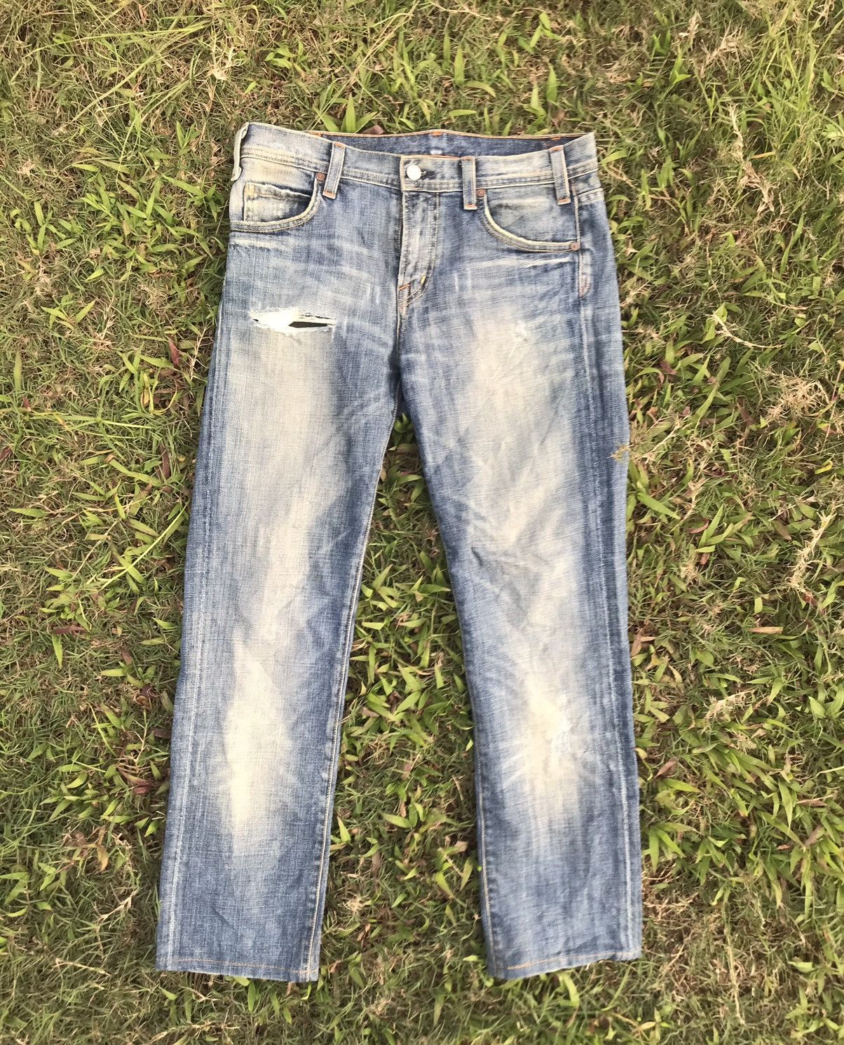 Citizens Of Humanity Cityzens of humanity by jerome Duhan distressed denim jeans Size US 32 / EU 48 - 2 Thumbnail