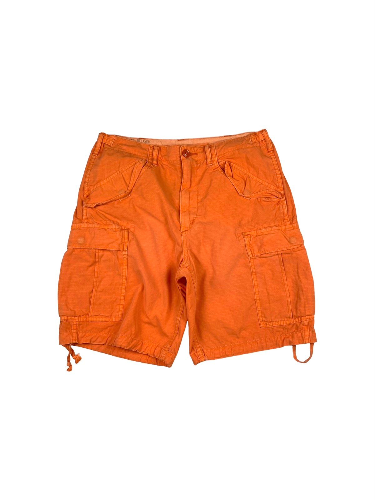 Pre-owned Polo Ralph Lauren X Rrl Ralph Lauren Beautiful Vintage Rrl Polo Ralph Laurent Cargo Shorts Pants In Orange