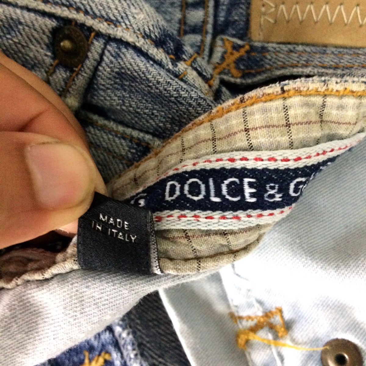 Dolce & Gabbana DOLCE & GABBANA D&G DISTRESSED DESIGN DENIM PANT Size US 32 / EU 48 - 15 Thumbnail