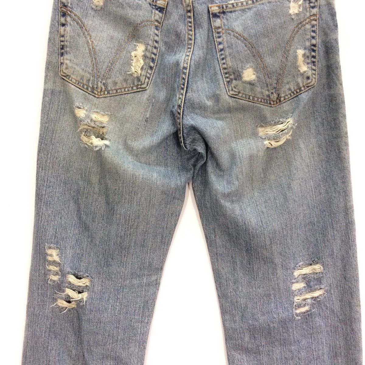 Dolce & Gabbana DOLCE & GABBANA D&G DISTRESSED DESIGN DENIM PANT Size US 32 / EU 48 - 12 Thumbnail