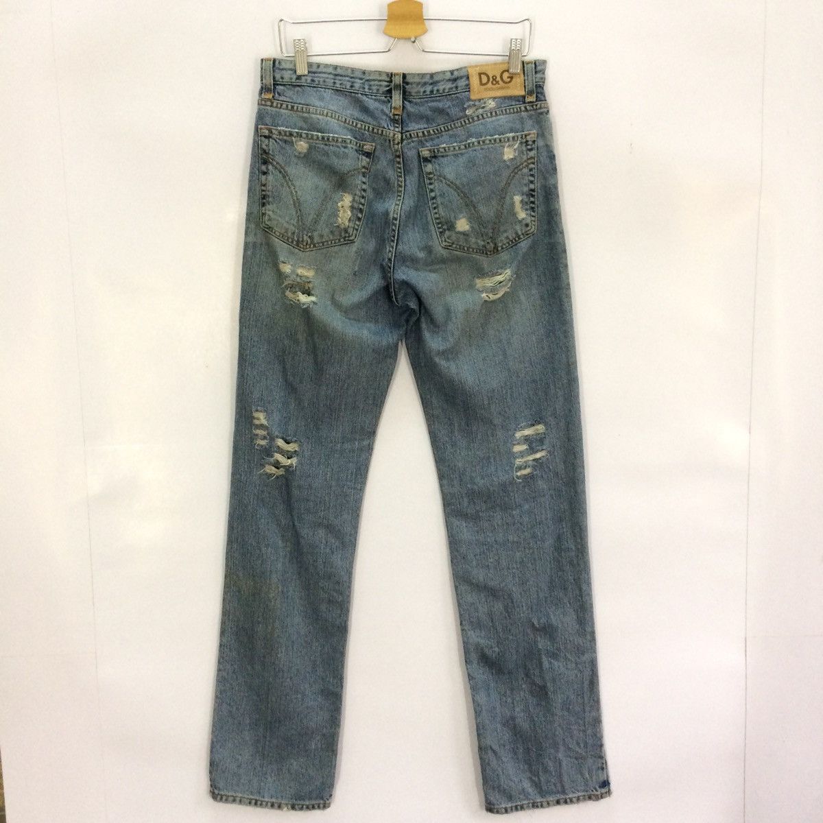Dolce & Gabbana DOLCE & GABBANA D&G DISTRESSED DESIGN DENIM PANT Size US 32 / EU 48 - 9 Thumbnail