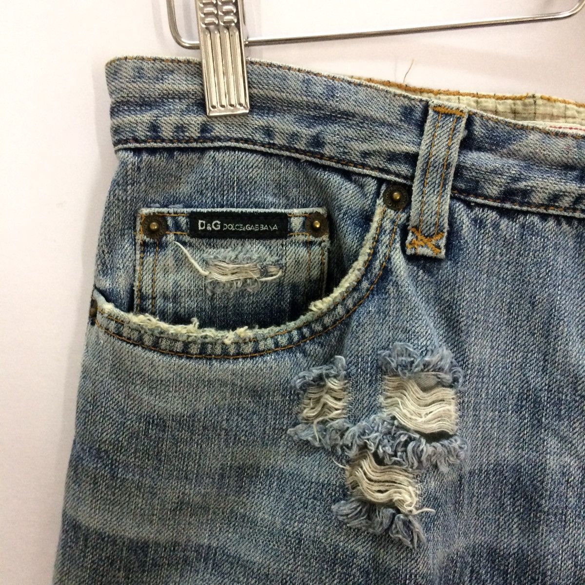 Dolce & Gabbana DOLCE & GABBANA D&G DISTRESSED DESIGN DENIM PANT Size US 32 / EU 48 - 7 Thumbnail