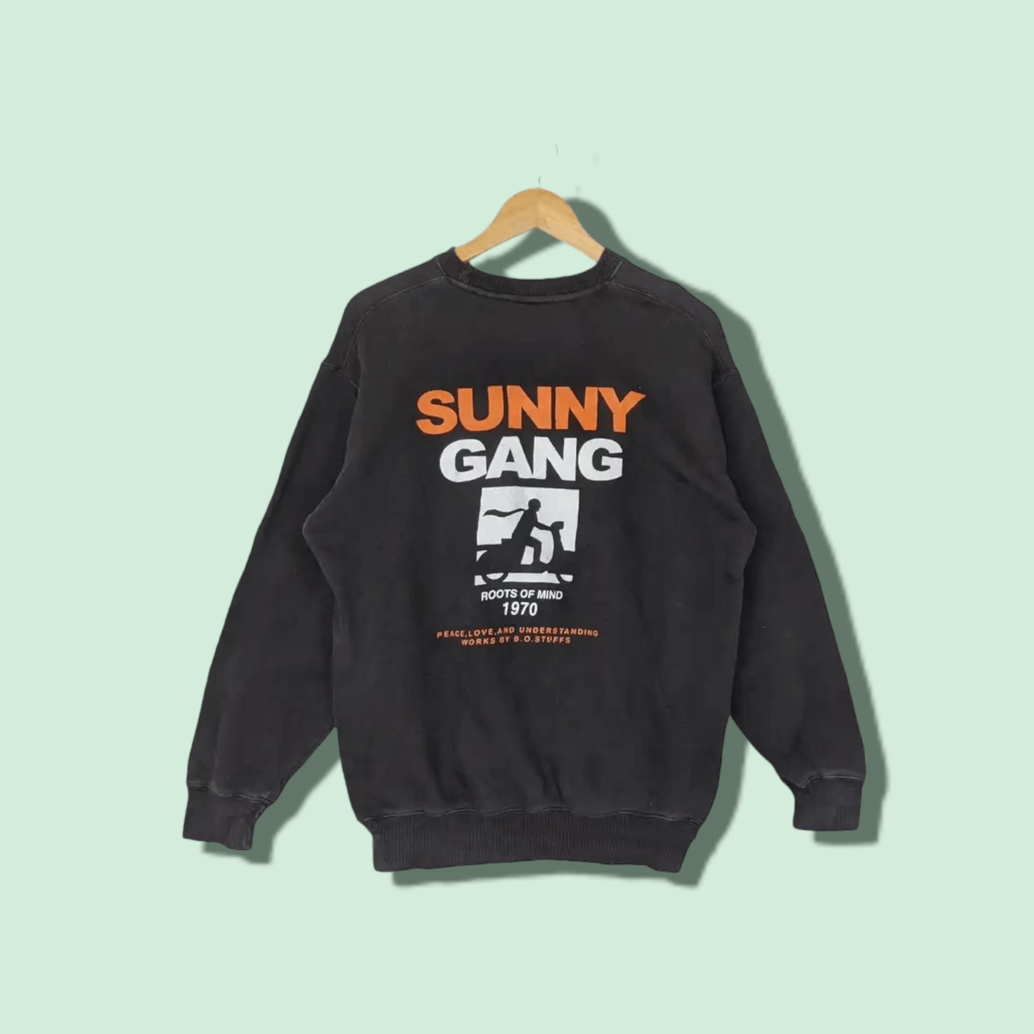 Japanese Brand × Lambretta × Sunny Sports SUNNY GANG Mod Vespa Lambretta Scooter Jumper Sweatshirt Size US M / EU 48-50 / 2 - 1 Thumbnail