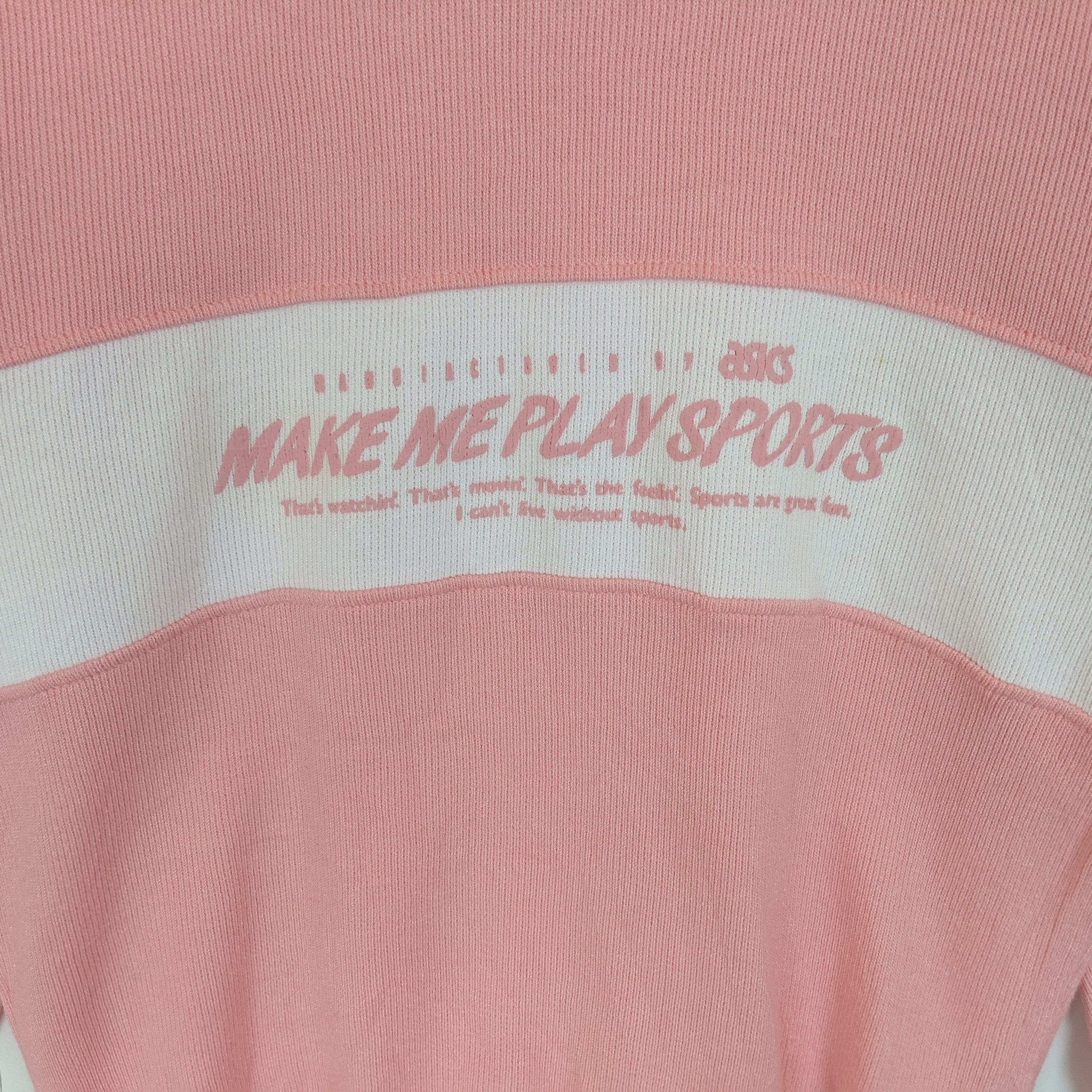 Asics × Vintage Vintage 90's ASICS Big Spell Out Sportswear Sweatshirt Size US XS / EU 42 / 0 - 7 Thumbnail