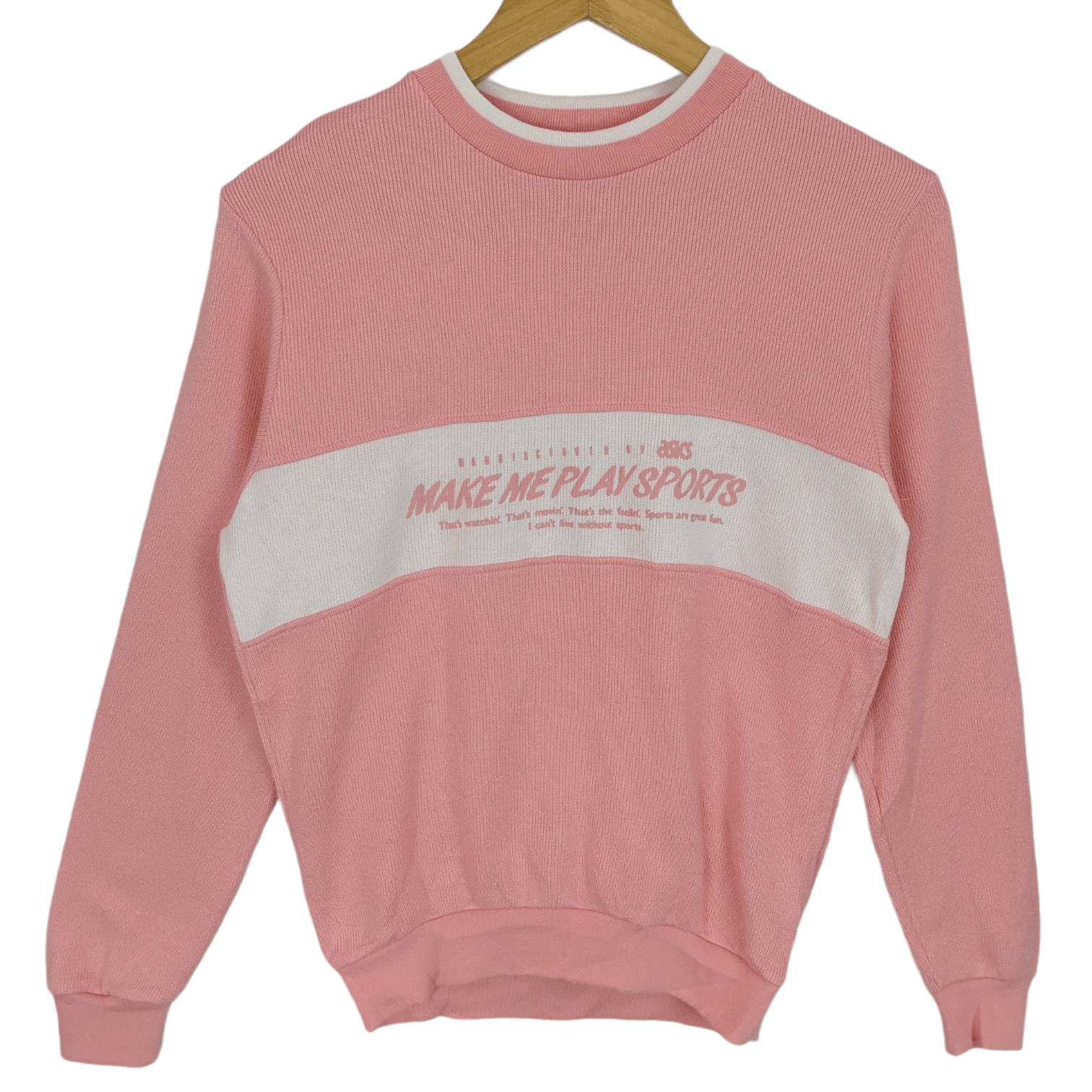 Asics × Vintage Vintage 90's ASICS Big Spell Out Sportswear Sweatshirt Size US XS / EU 42 / 0 - 2 Thumbnail