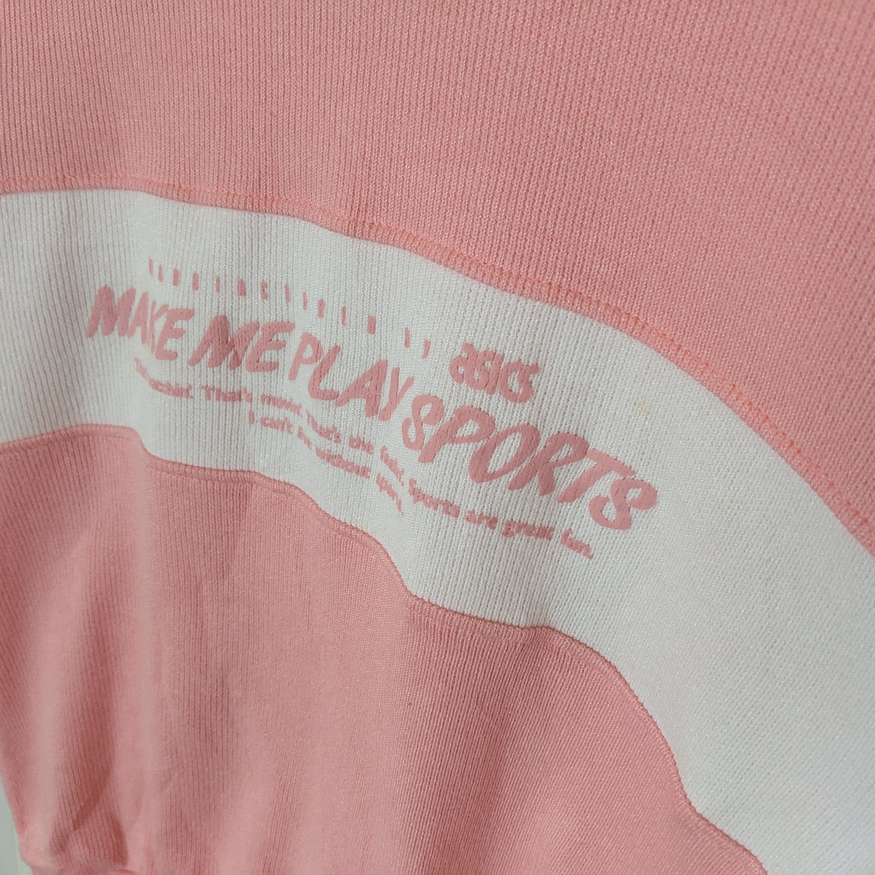 Asics × Vintage Vintage 90's ASICS Big Spell Out Sportswear Sweatshirt Size US XS / EU 42 / 0 - 8 Thumbnail