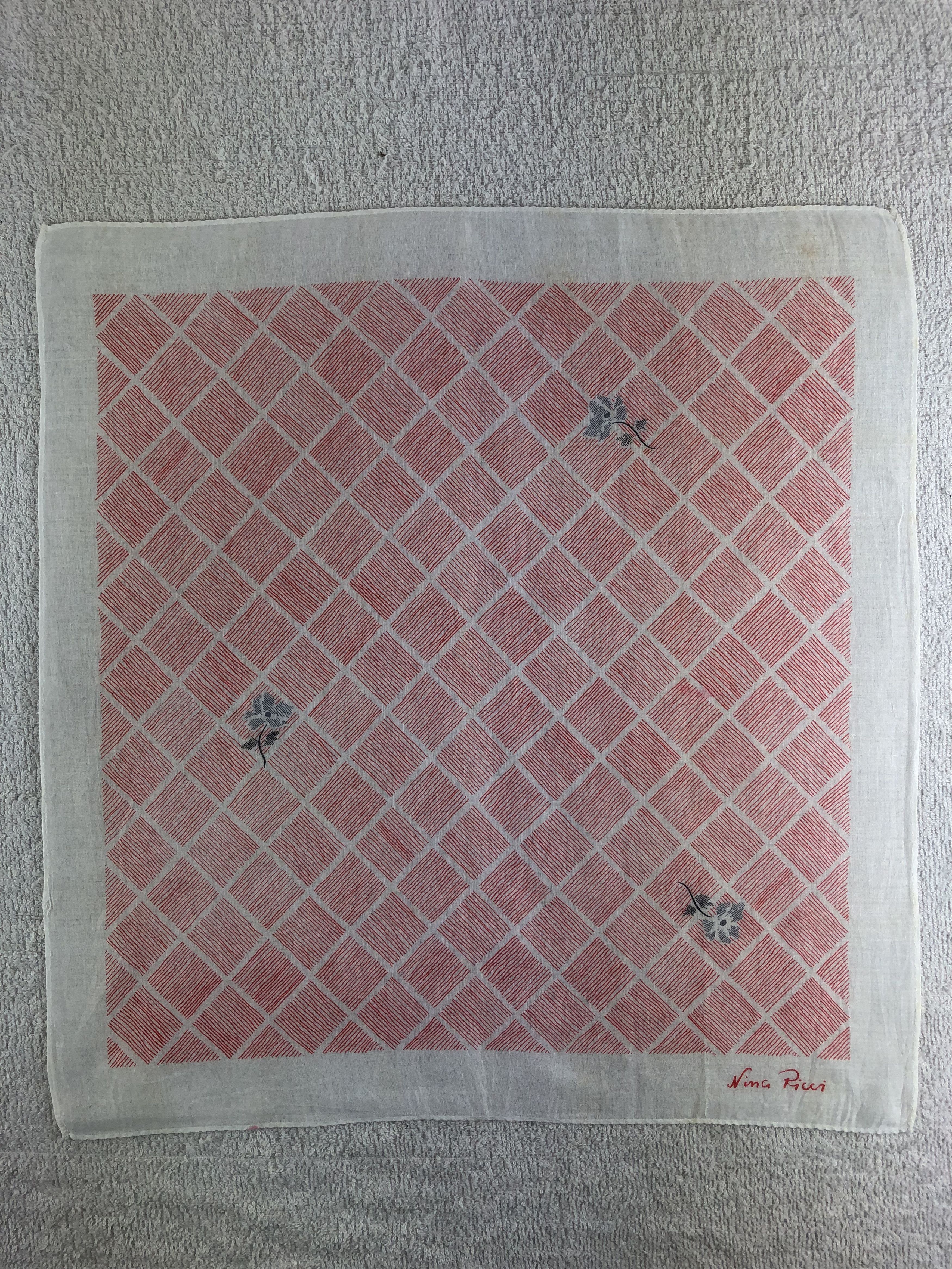 Nina Ricci Nina Ricci Handkerchief / Bandana / Neckerchief C207 Size ONE SIZE - 3 Thumbnail