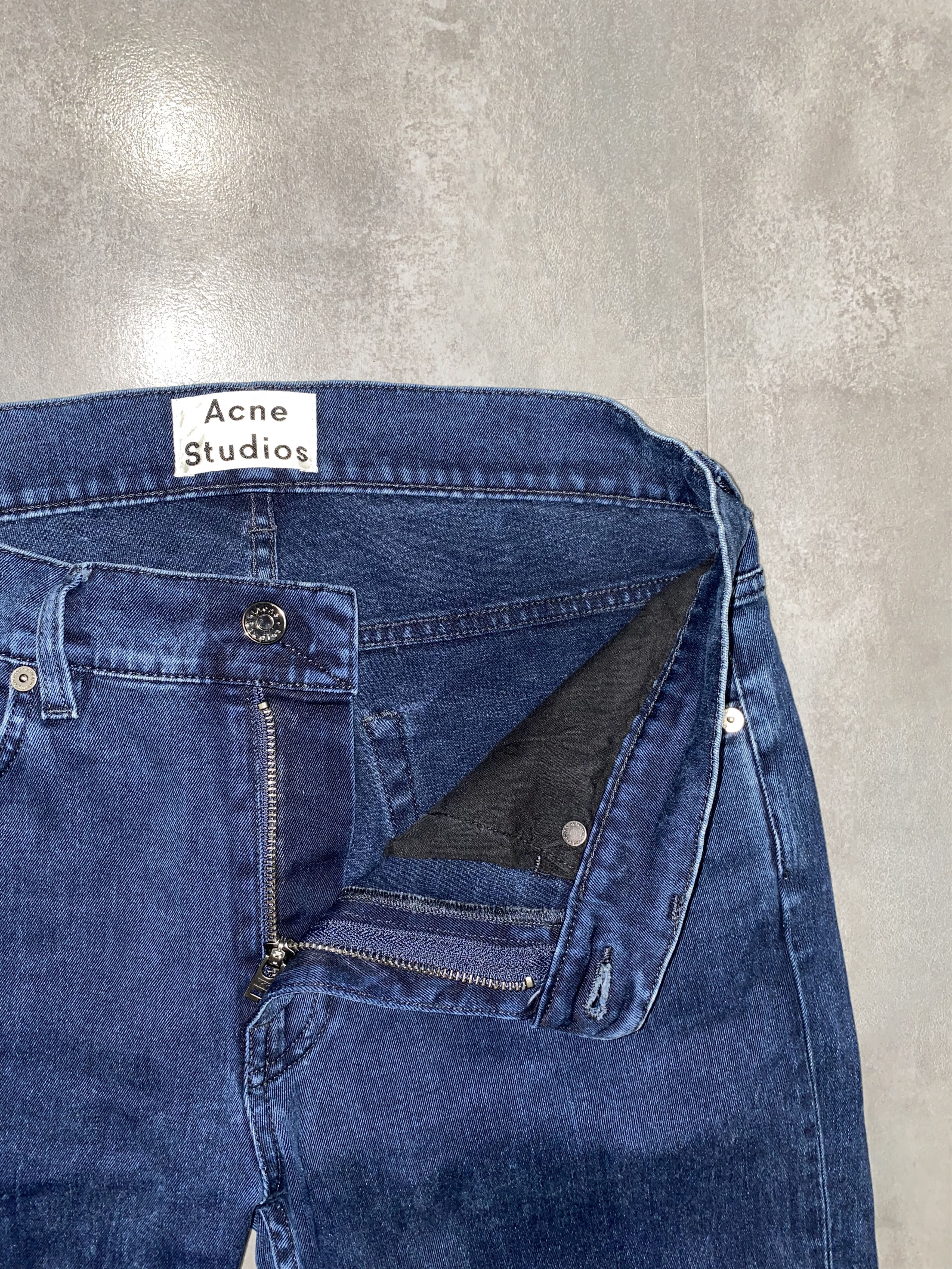 Acne Studios Acne Studios Ace Abyss Raw Indigo Denim Pants Size US 30 / EU 46 - 12 Thumbnail