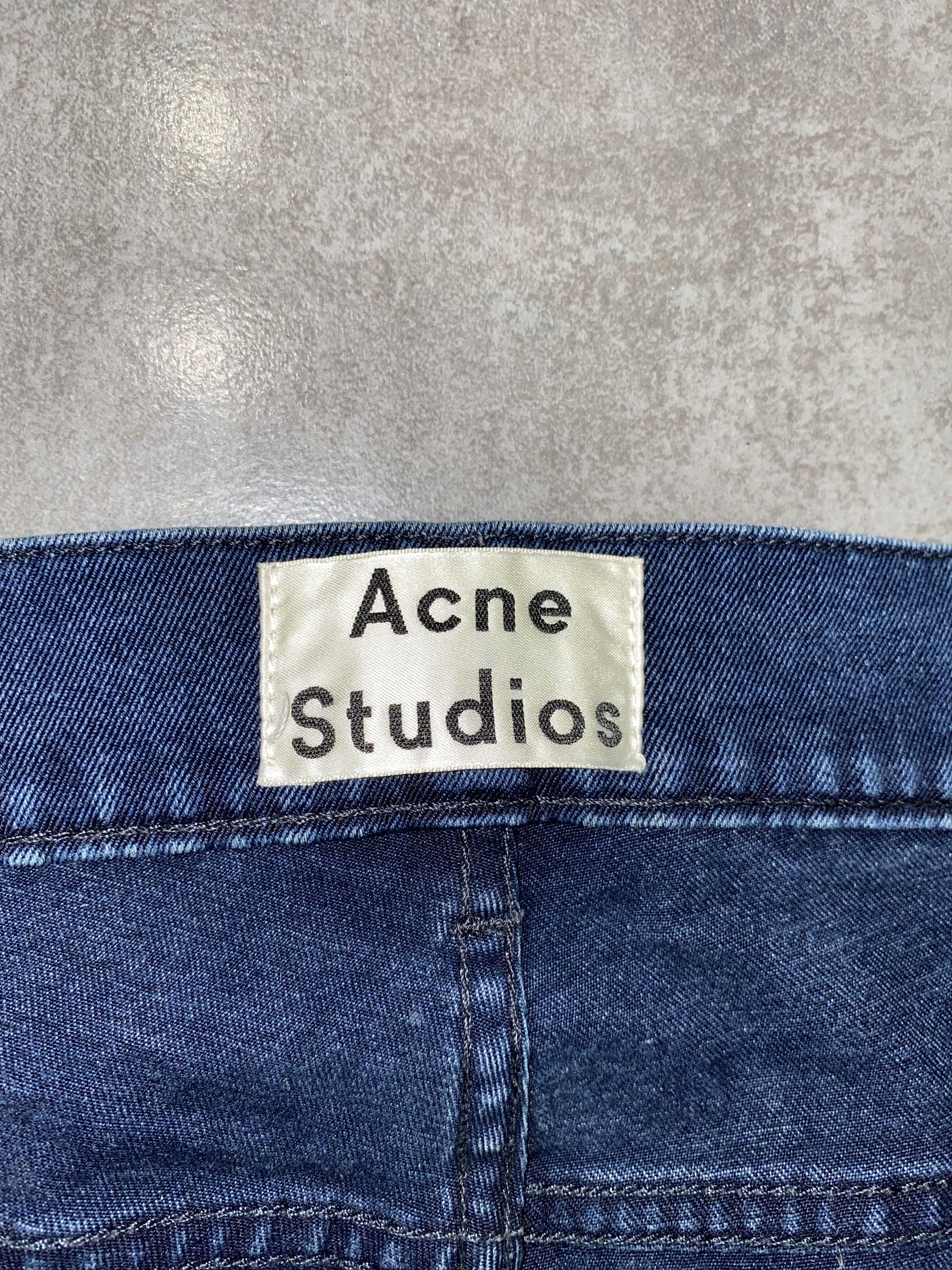 Acne Studios Acne Studios Ace Abyss Raw Indigo Denim Pants Size US 30 / EU 46 - 13 Thumbnail
