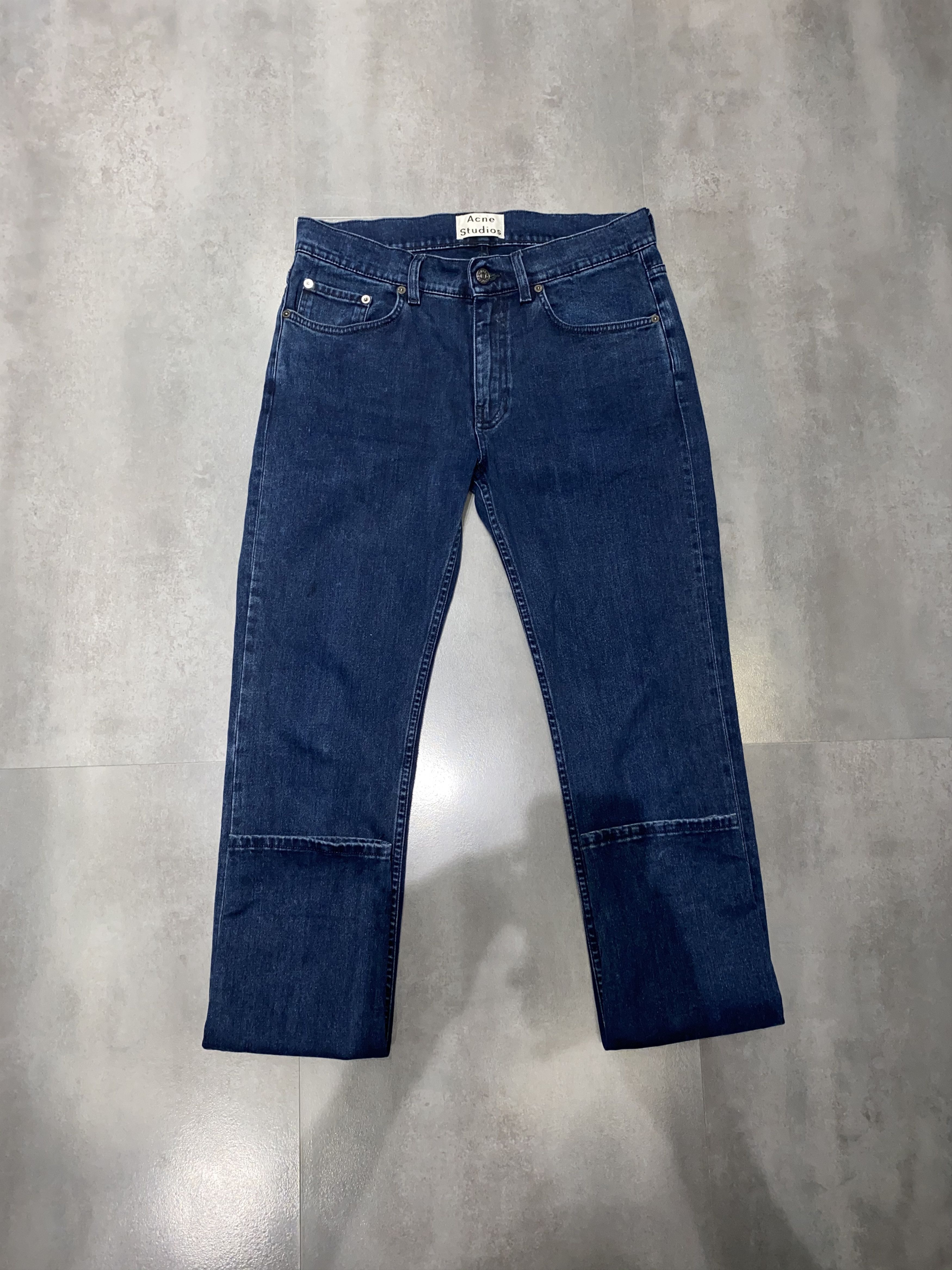 Acne Studios Acne Studios Ace Abyss Raw Indigo Denim Pants Size US 30 / EU 46 - 7 Thumbnail