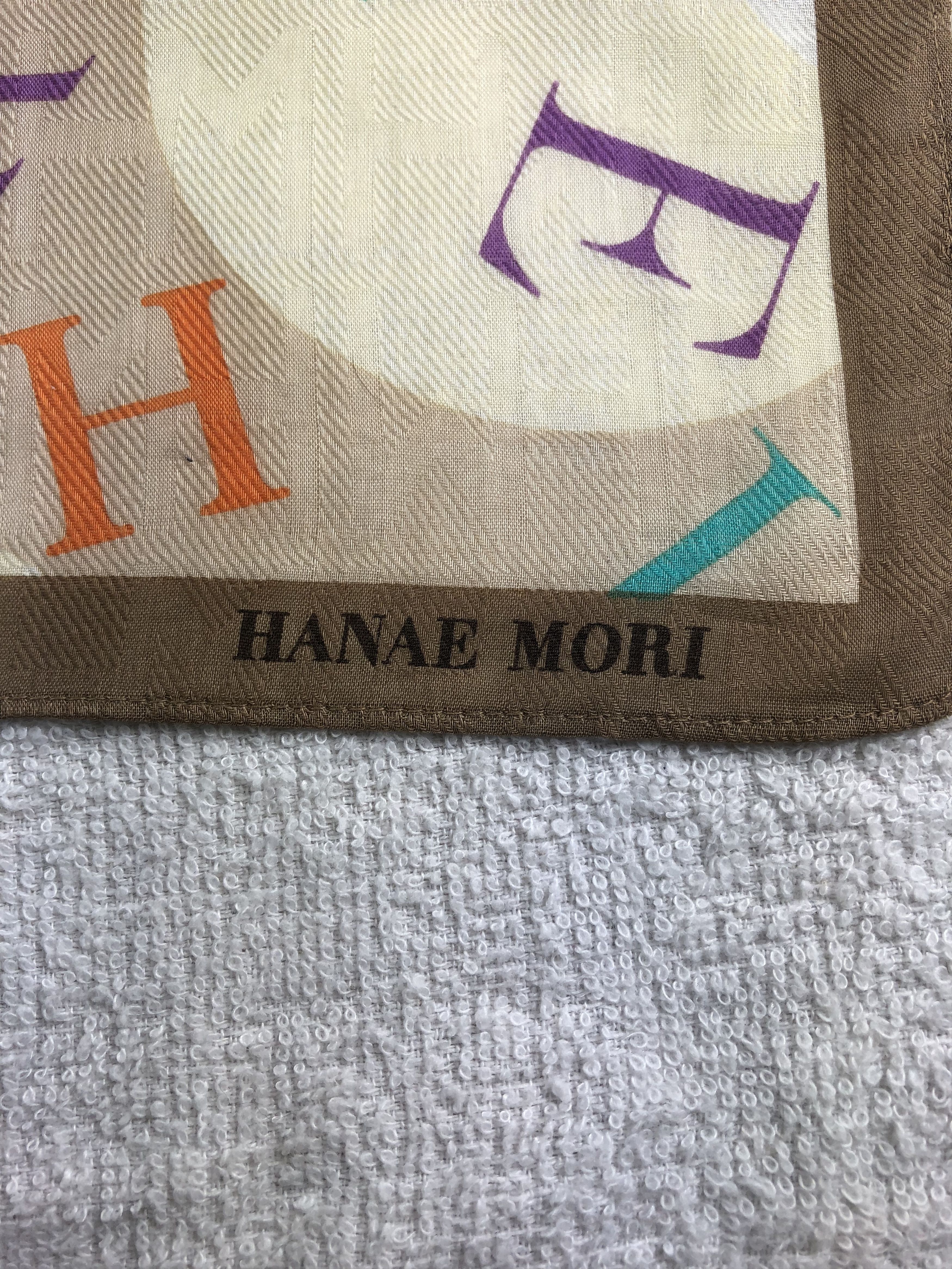 Hanae Mori Hanae Mori Handkerchief / Bandana / Neckerchief C199 Size ONE SIZE - 5 Thumbnail