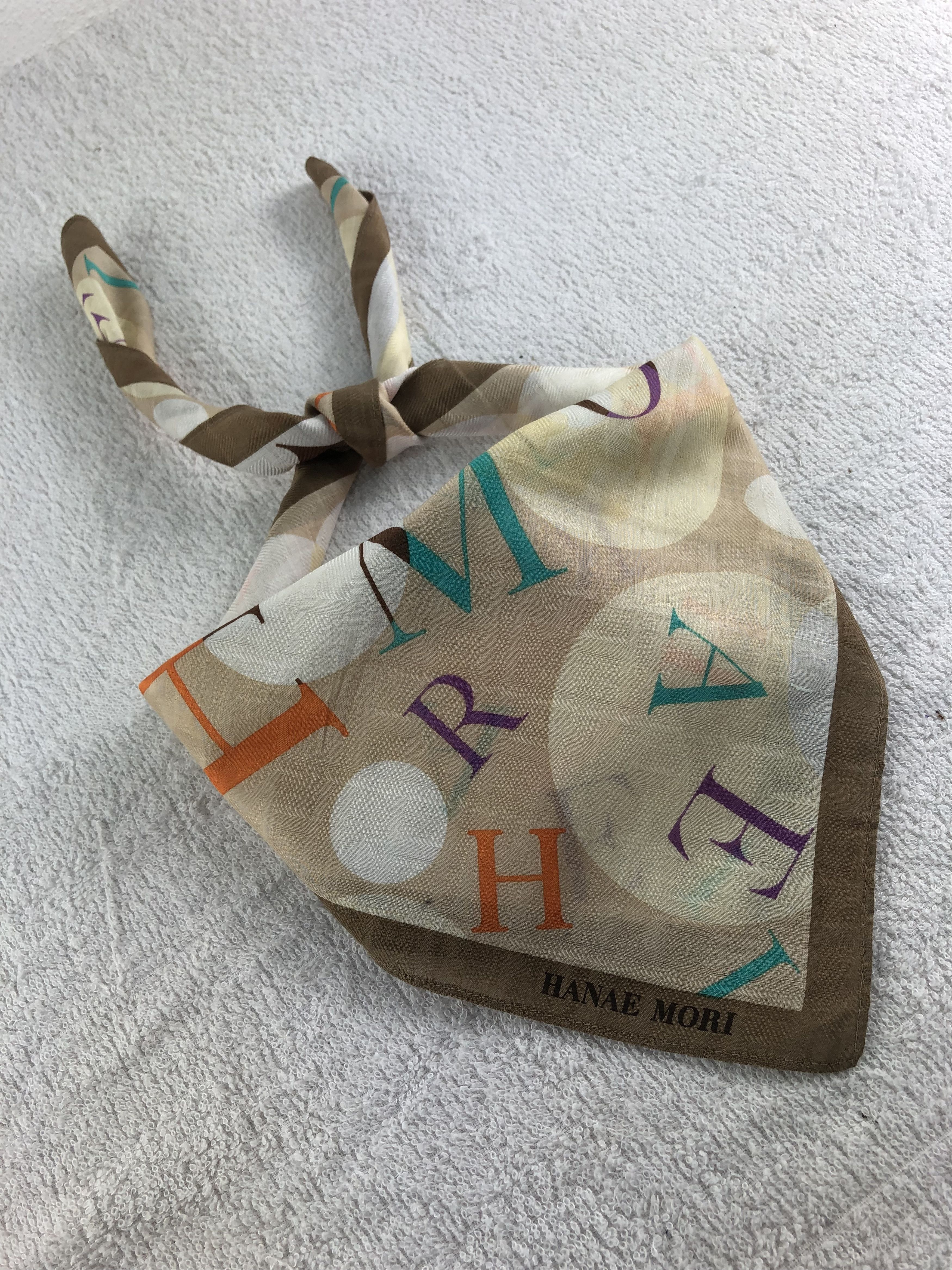 Hanae Mori Hanae Mori Handkerchief / Bandana / Neckerchief C199 Size ONE SIZE - 1 Thumbnail