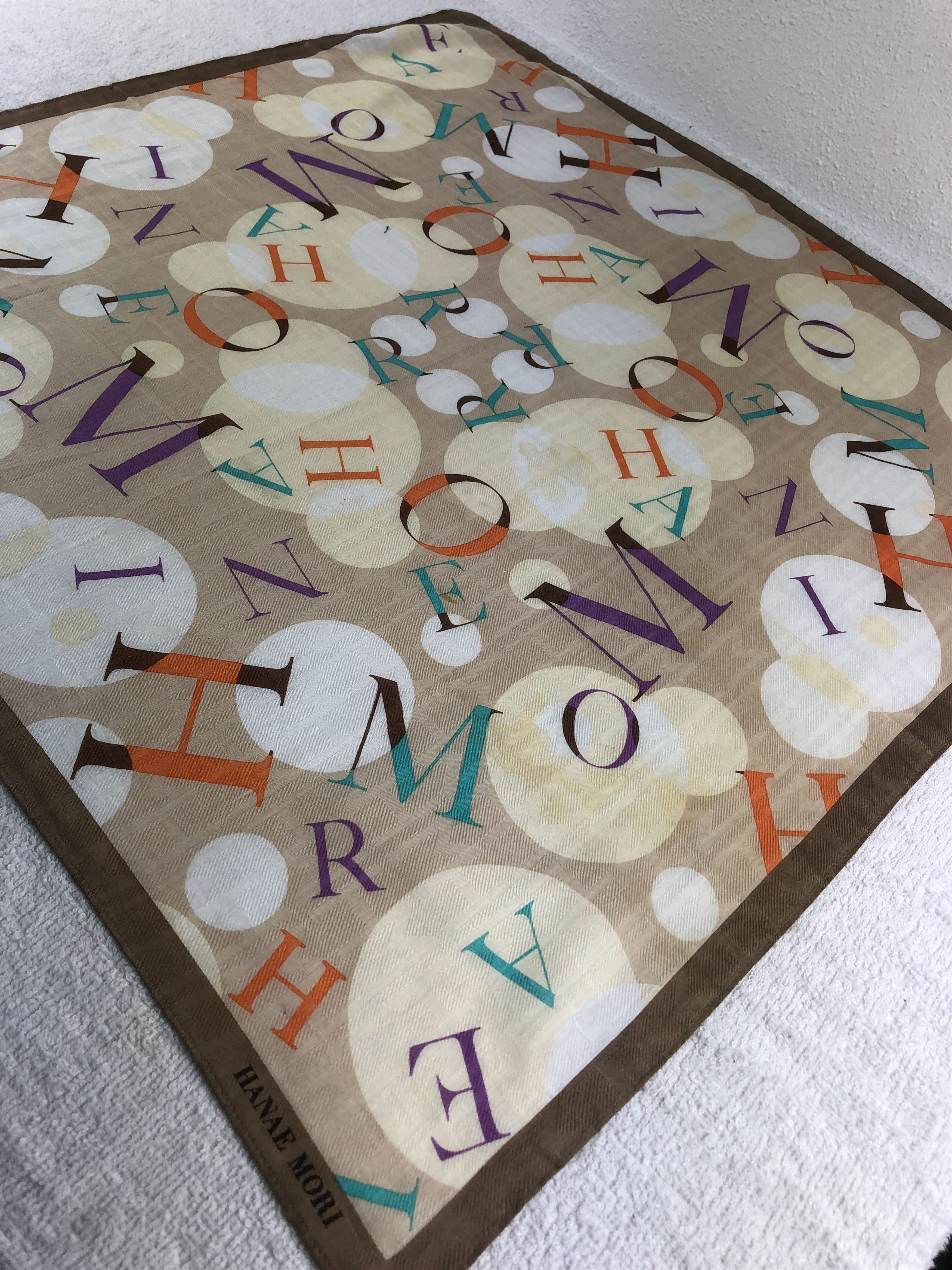 Hanae Mori Hanae Mori Handkerchief / Bandana / Neckerchief C199 Size ONE SIZE - 4 Thumbnail
