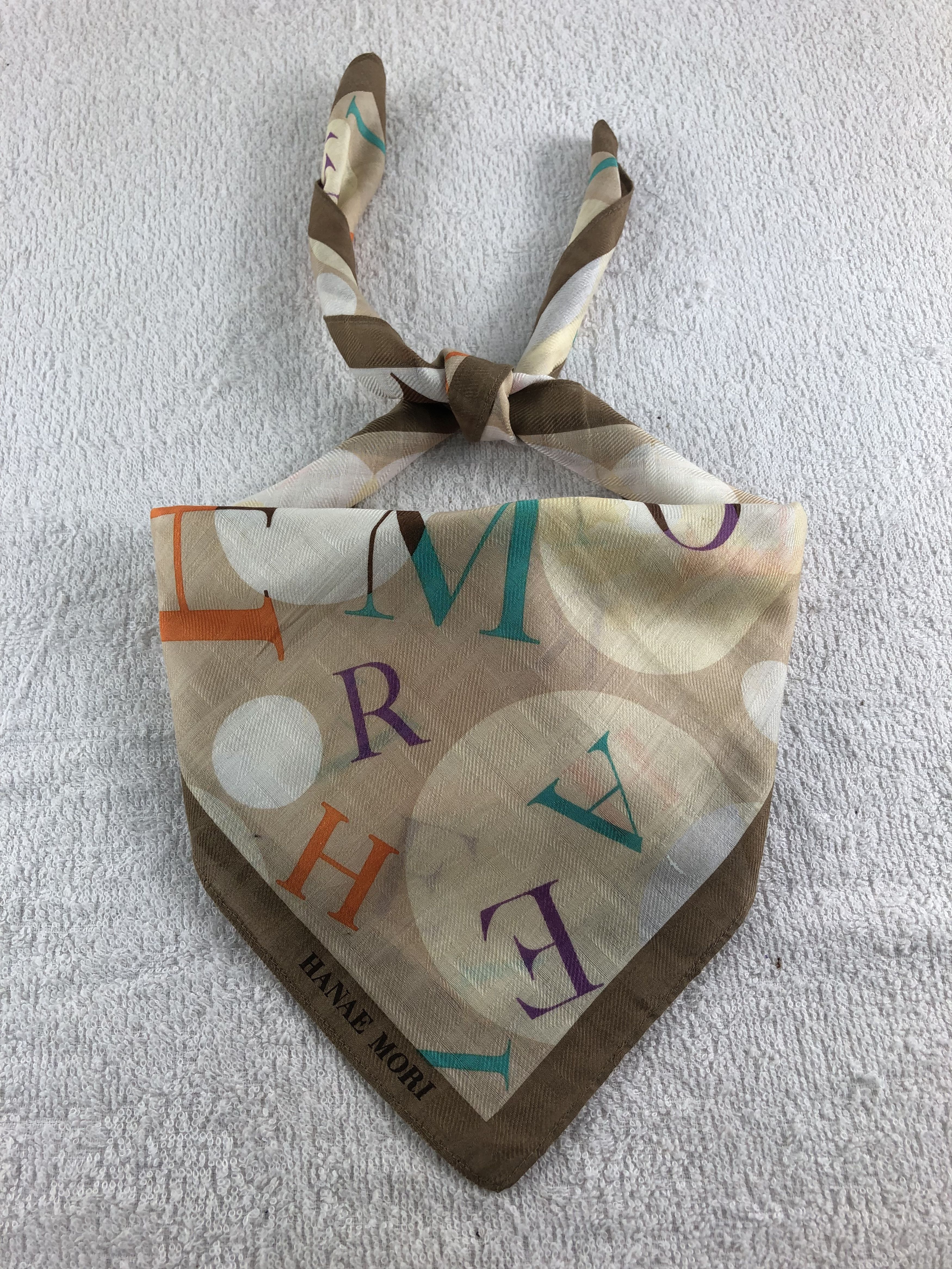 Hanae Mori Hanae Mori Handkerchief / Bandana / Neckerchief C199 Size ONE SIZE - 2 Thumbnail