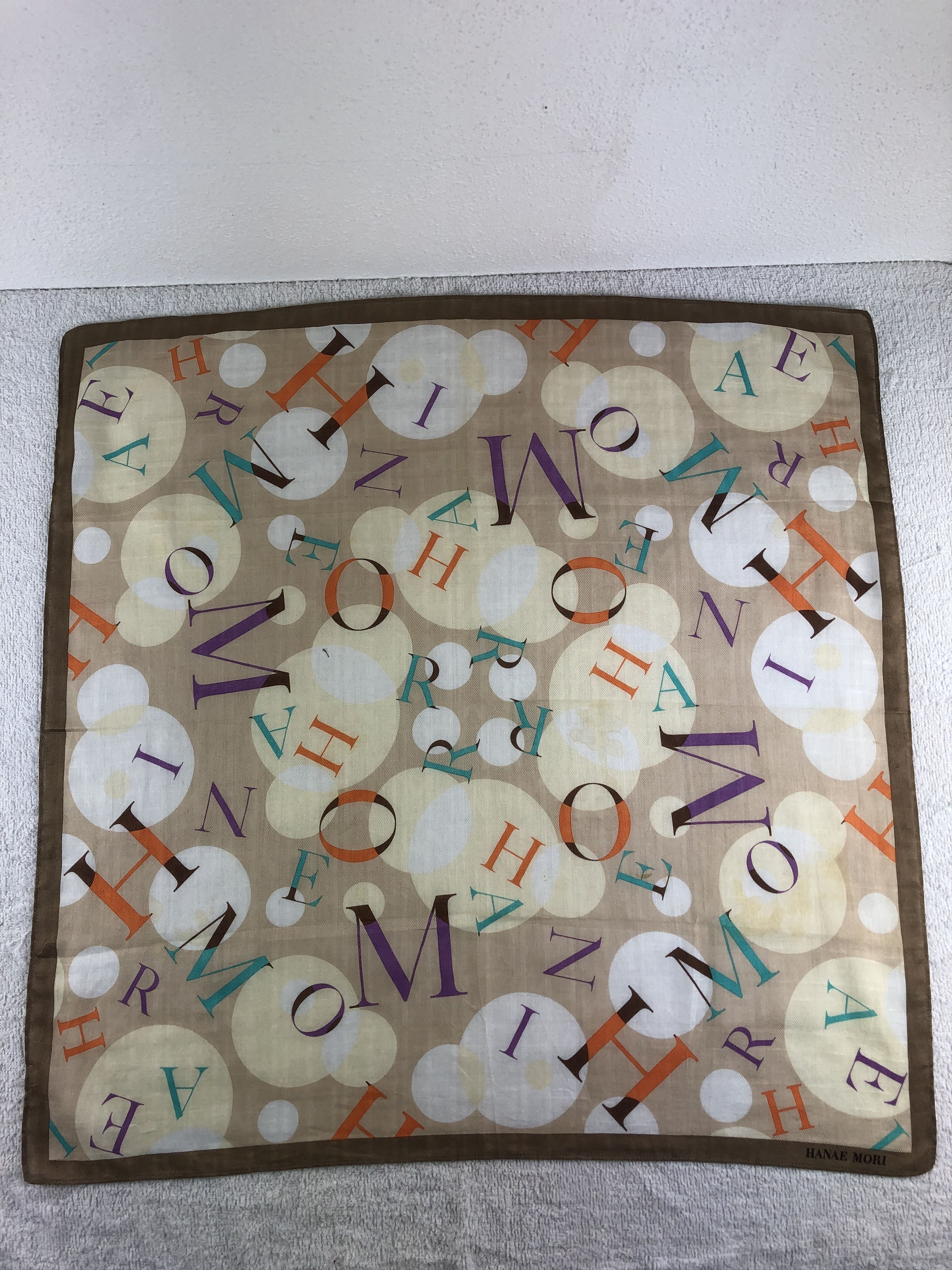 Hanae Mori Hanae Mori Handkerchief / Bandana / Neckerchief C199 Size ONE SIZE - 3 Thumbnail