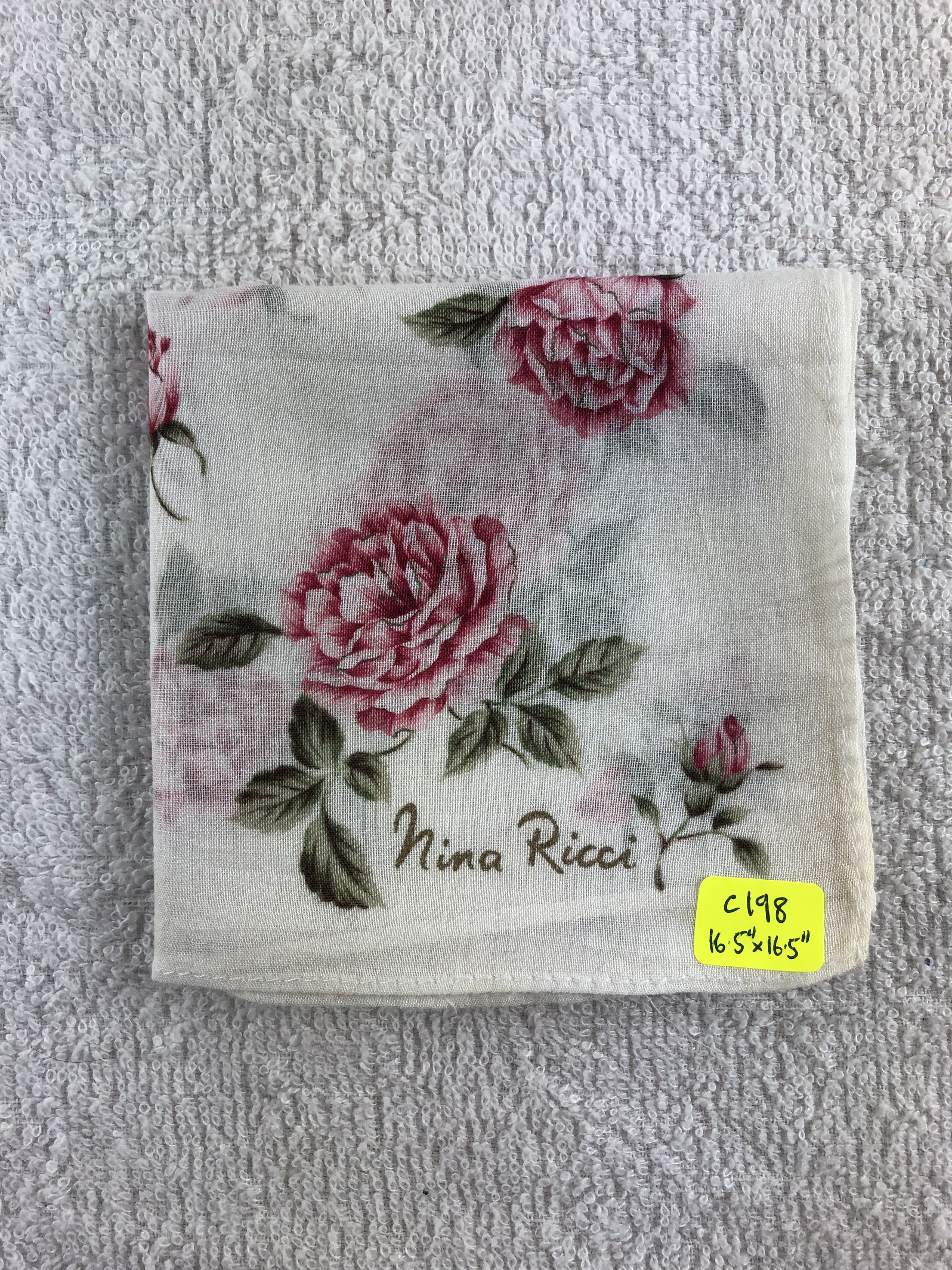 Nina Ricci Nina Ricci Handkerchief / Bandana / Neckderchief C198 Size ONE SIZE - 7 Thumbnail