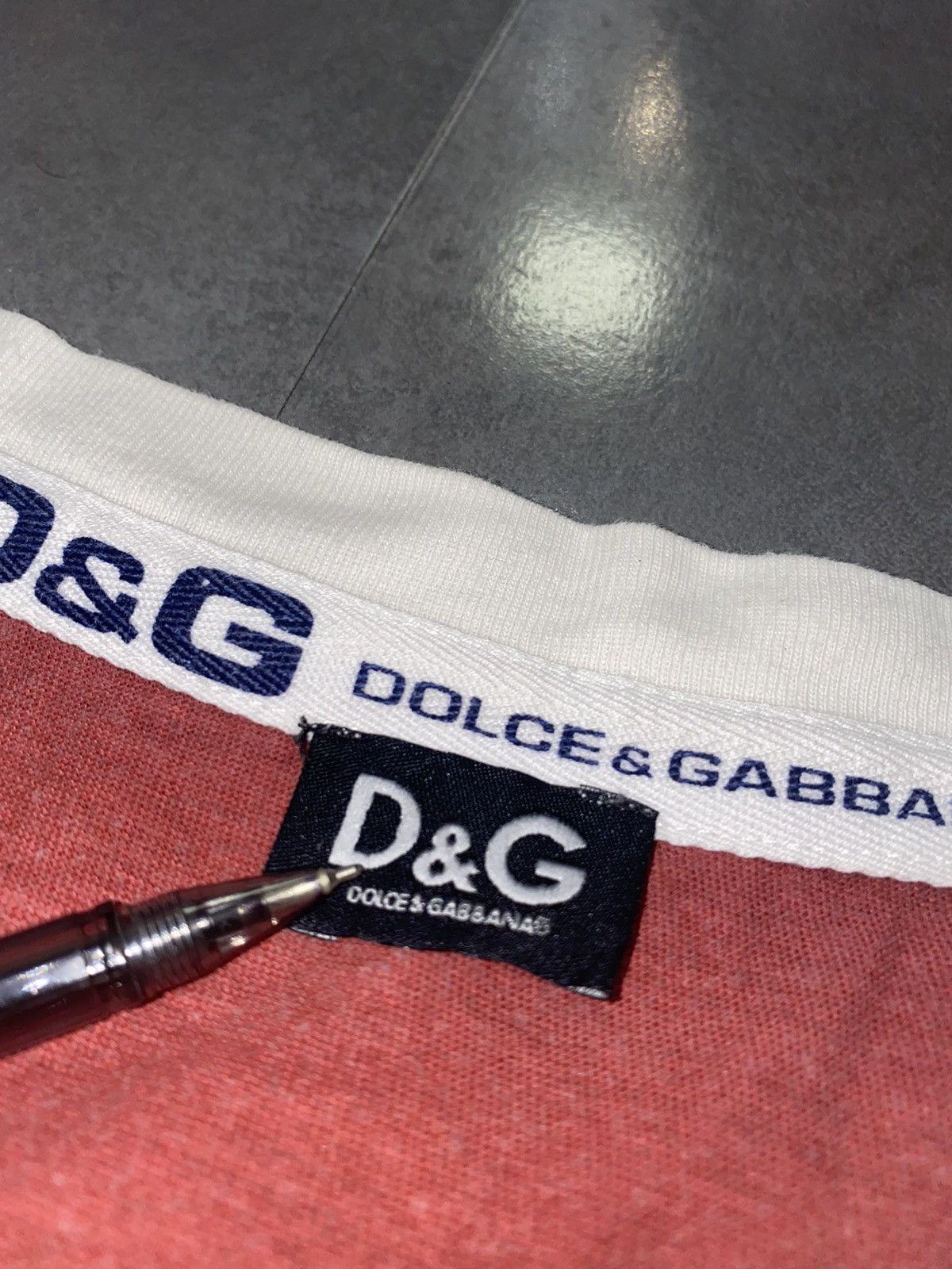 Dolce & Gabbana Dolce & Gabbana Big Logo Striped T-Shirt Size US M / EU 48-50 / 2 - 10 Thumbnail
