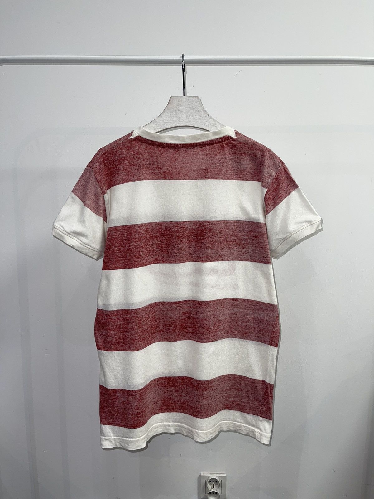 Dolce & Gabbana Dolce & Gabbana Big Logo Striped T-Shirt Size US M / EU 48-50 / 2 - 4 Thumbnail