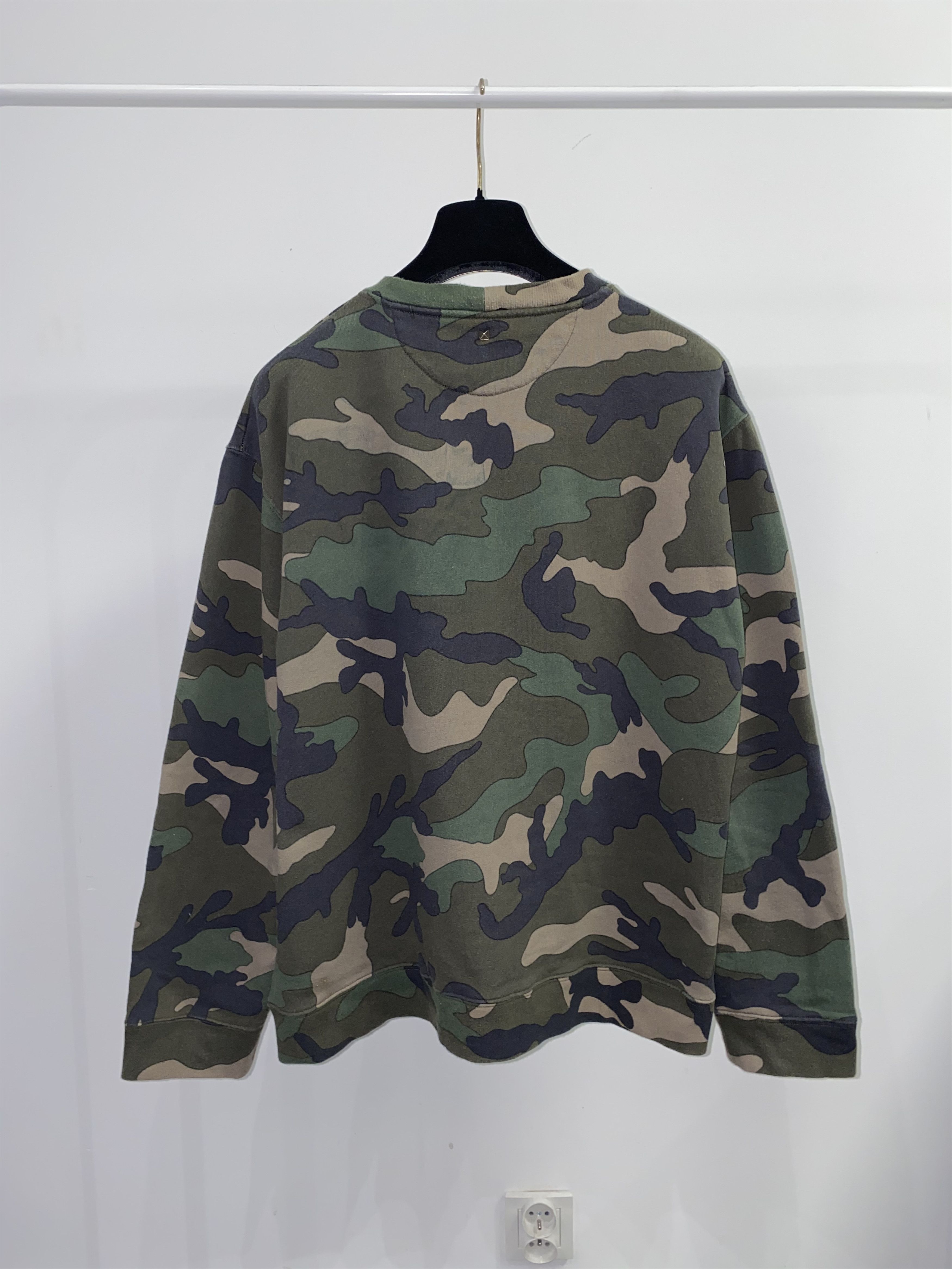 Valentino Valentino Camo Front Pocket Sweatshirt Size US L / EU 52-54 / 3 - 6 Thumbnail
