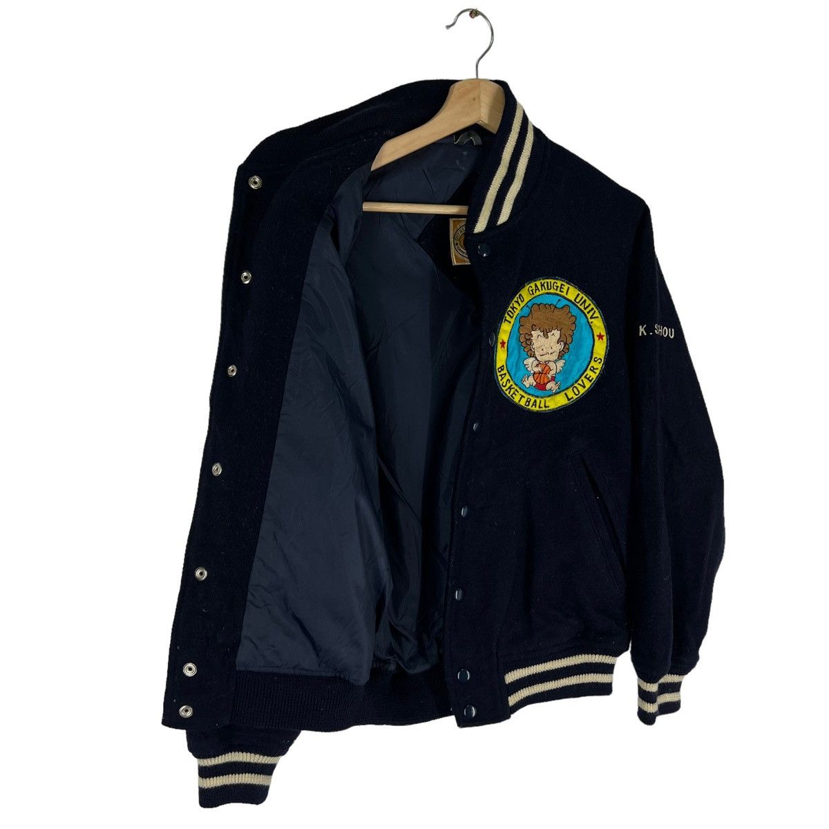 Japanese Brand VINTAGE VARSITY JACKET TOKYO GAKUGEI UMIVERSITY CAMPUS Size US M / EU 48-50 / 2 - 11 Thumbnail