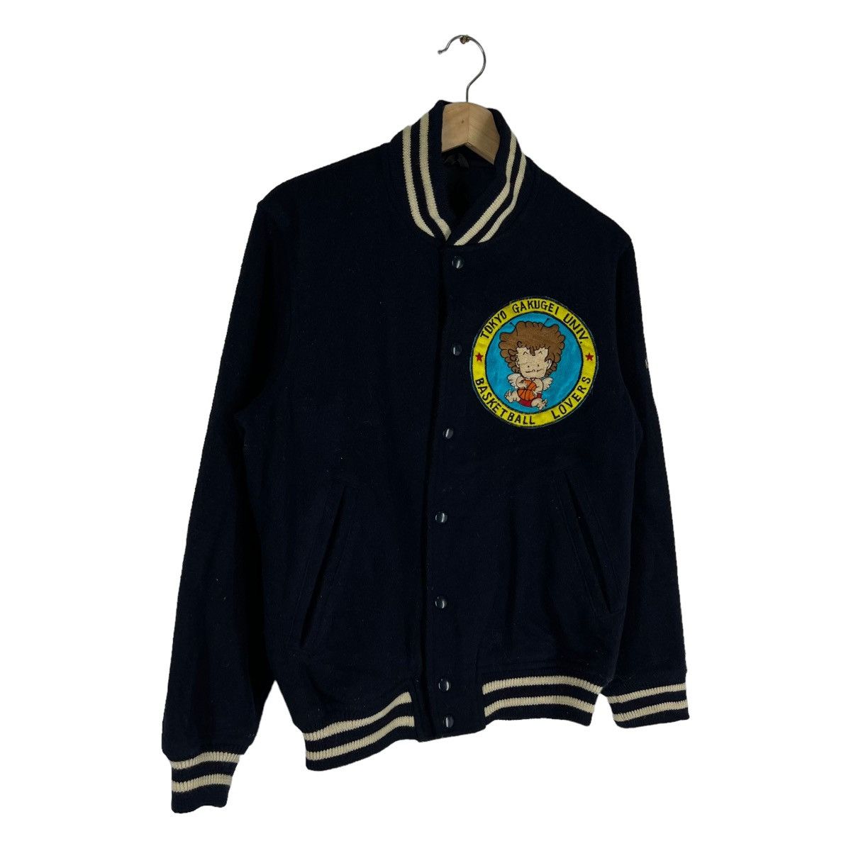 Japanese Brand VINTAGE VARSITY JACKET TOKYO GAKUGEI UMIVERSITY CAMPUS Size US M / EU 48-50 / 2 - 2 Thumbnail