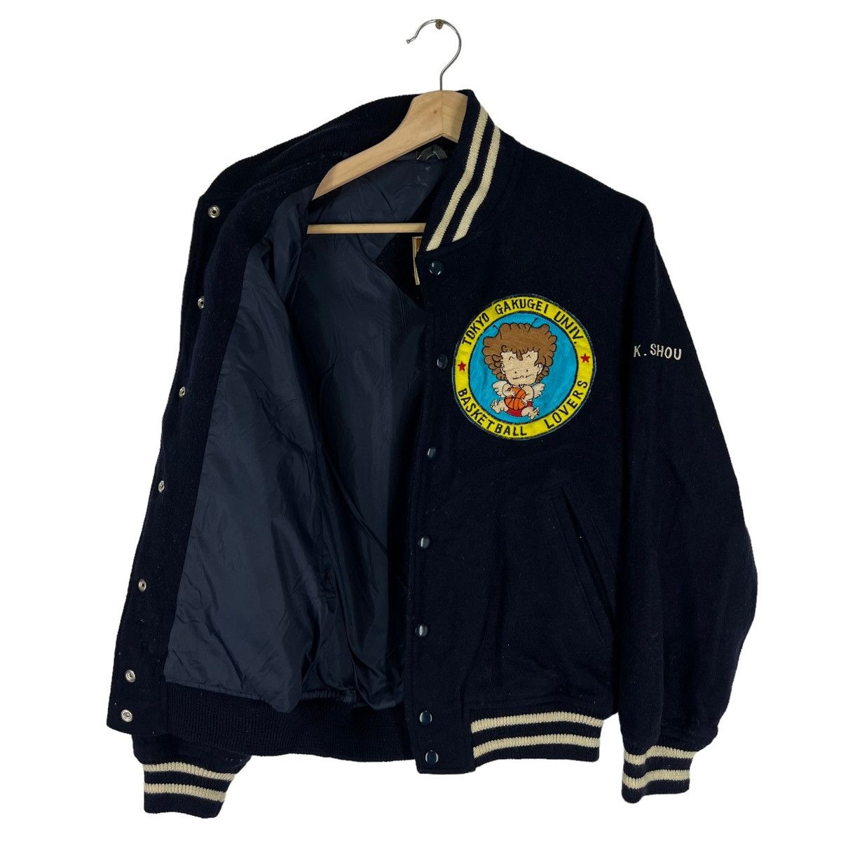 Japanese Brand VINTAGE VARSITY JACKET TOKYO GAKUGEI UMIVERSITY CAMPUS Size US M / EU 48-50 / 2 - 10 Thumbnail