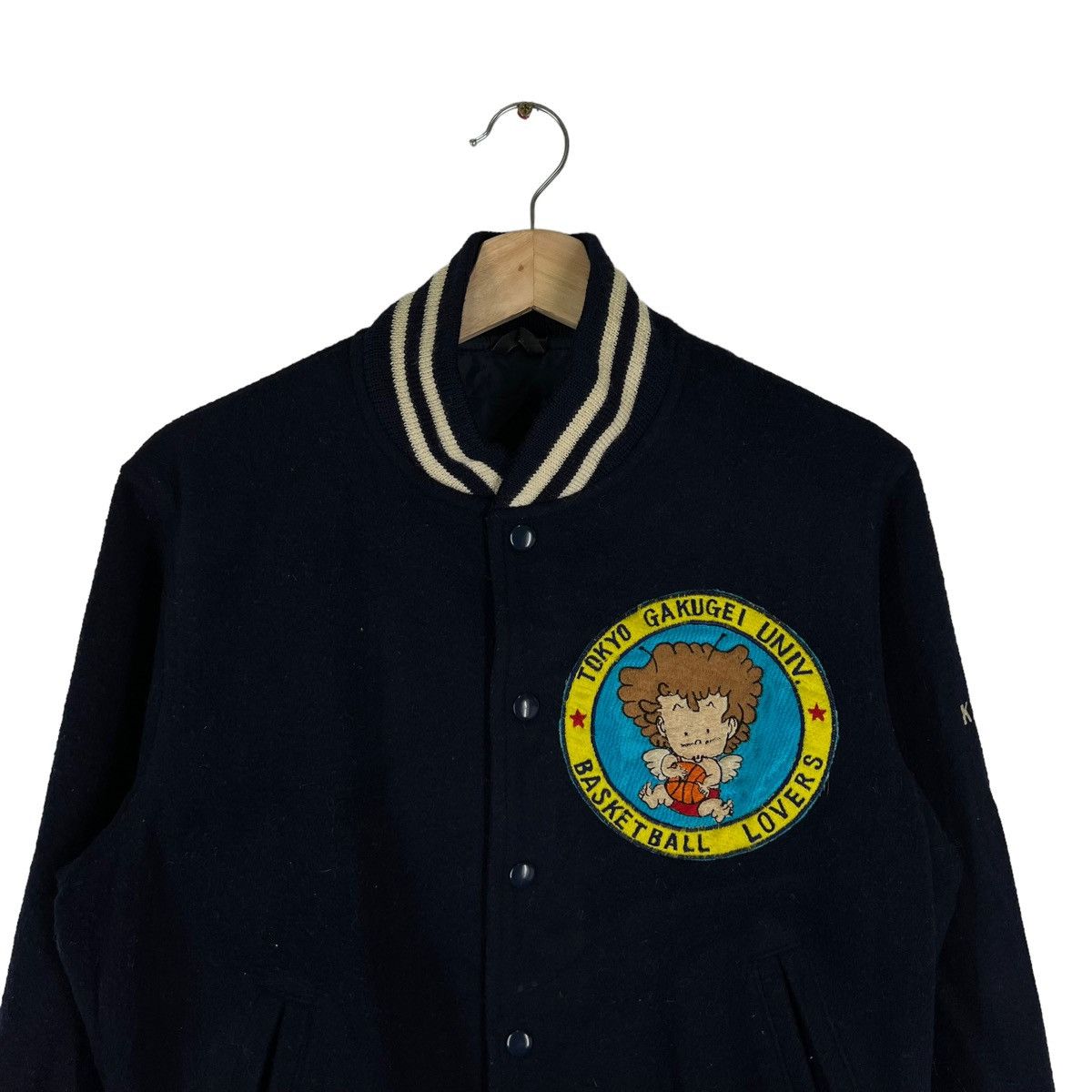 Japanese Brand VINTAGE VARSITY JACKET TOKYO GAKUGEI UMIVERSITY CAMPUS Size US M / EU 48-50 / 2 - 4 Thumbnail