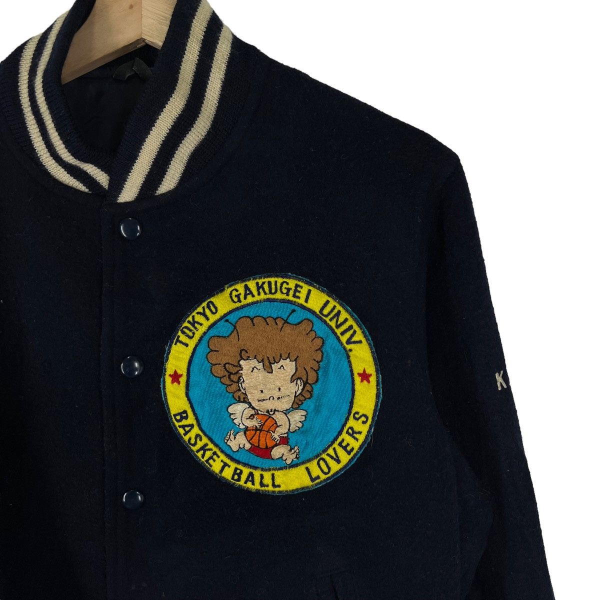 Japanese Brand VINTAGE VARSITY JACKET TOKYO GAKUGEI UMIVERSITY CAMPUS Size US M / EU 48-50 / 2 - 5 Thumbnail