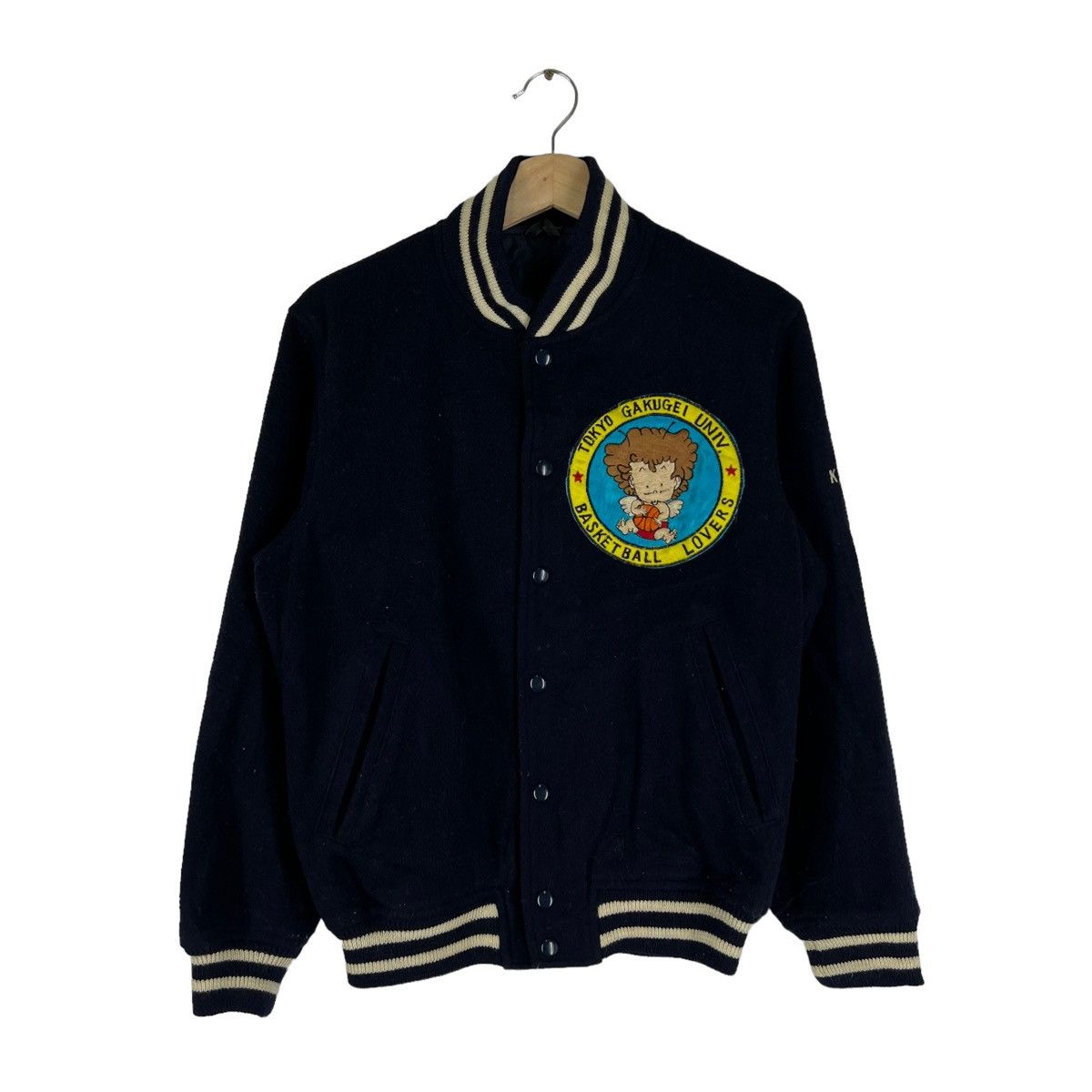 VINTAGE VARSITY JACKET TOKYO GAKUGEI UMIVERSITY CAMPUS