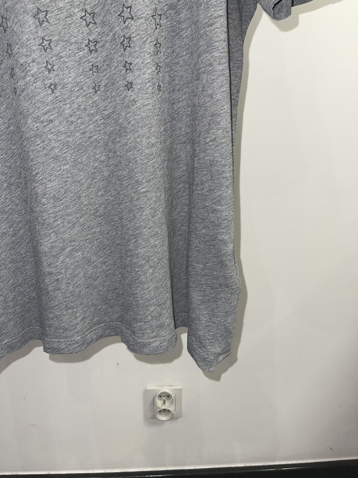 Saint Laurent Paris SS18 Saint Laurent Paris "SL" Star Logo Gray T-Shirt Size US S / EU 44-46 / 1 - 4 Thumbnail